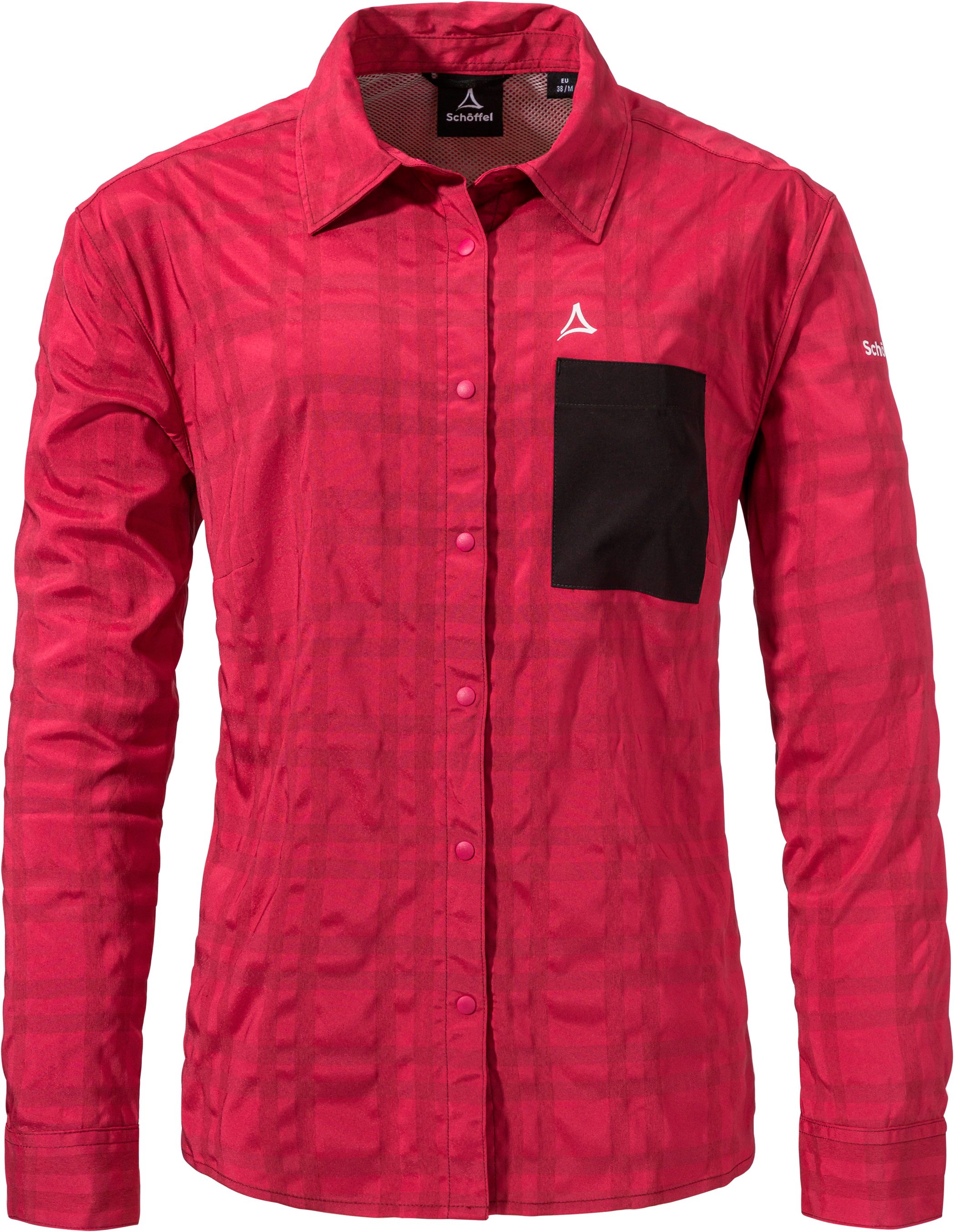 Schöffel Shirtbluse Blouse Style Jalpuh WMS für Radsport, aus Polyester, Nylon und Elasthan