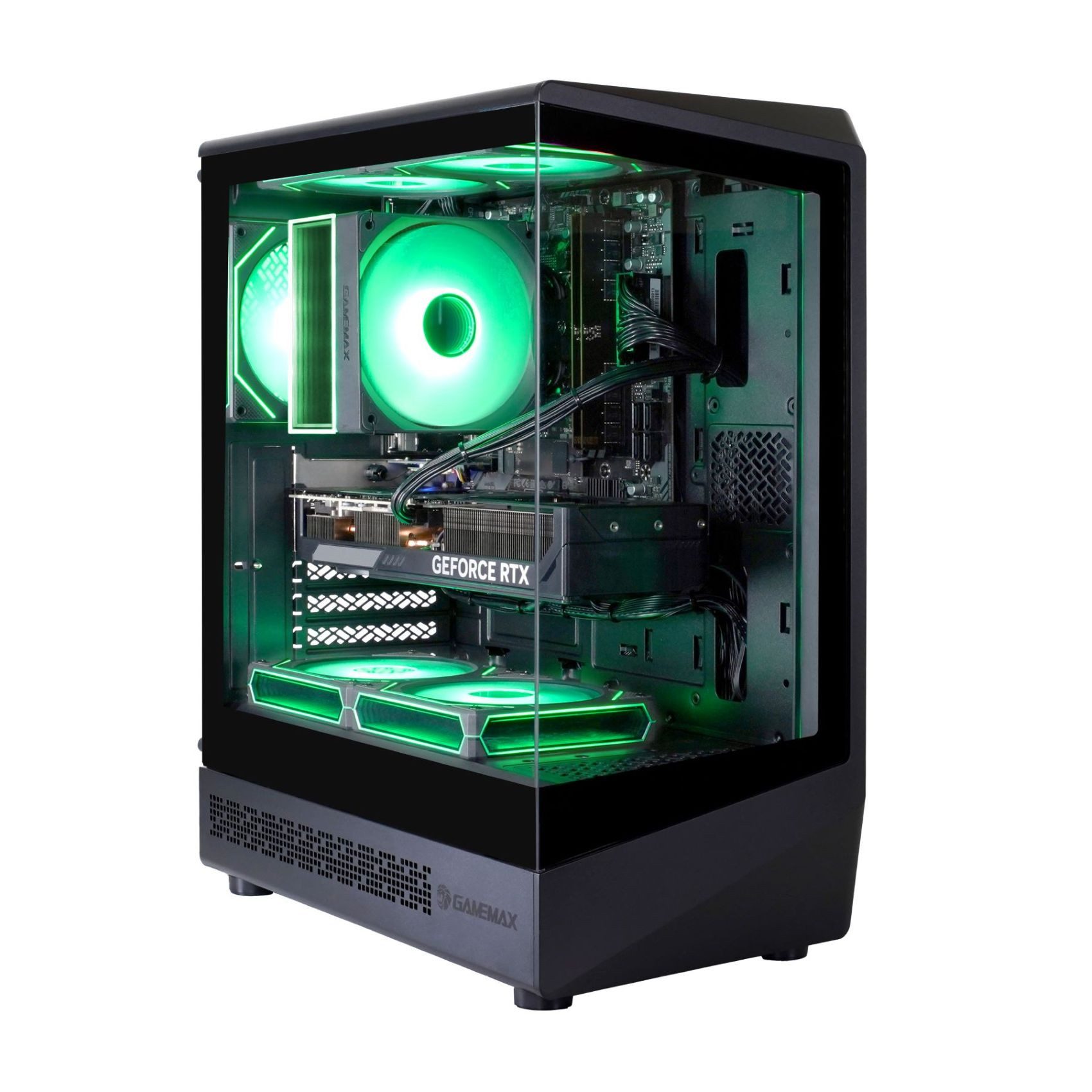 GAMEMAX VISTA COC AB 8037 AMD Ryzen 7 5700X 16GB 480GB SSD RTX 5060 Gaming-PC (AMD Ryzen 7 5700X, RTX 5060, 16 GB RAM, 480 GB SSD, Luftkühlung aktiv, Windows 11)