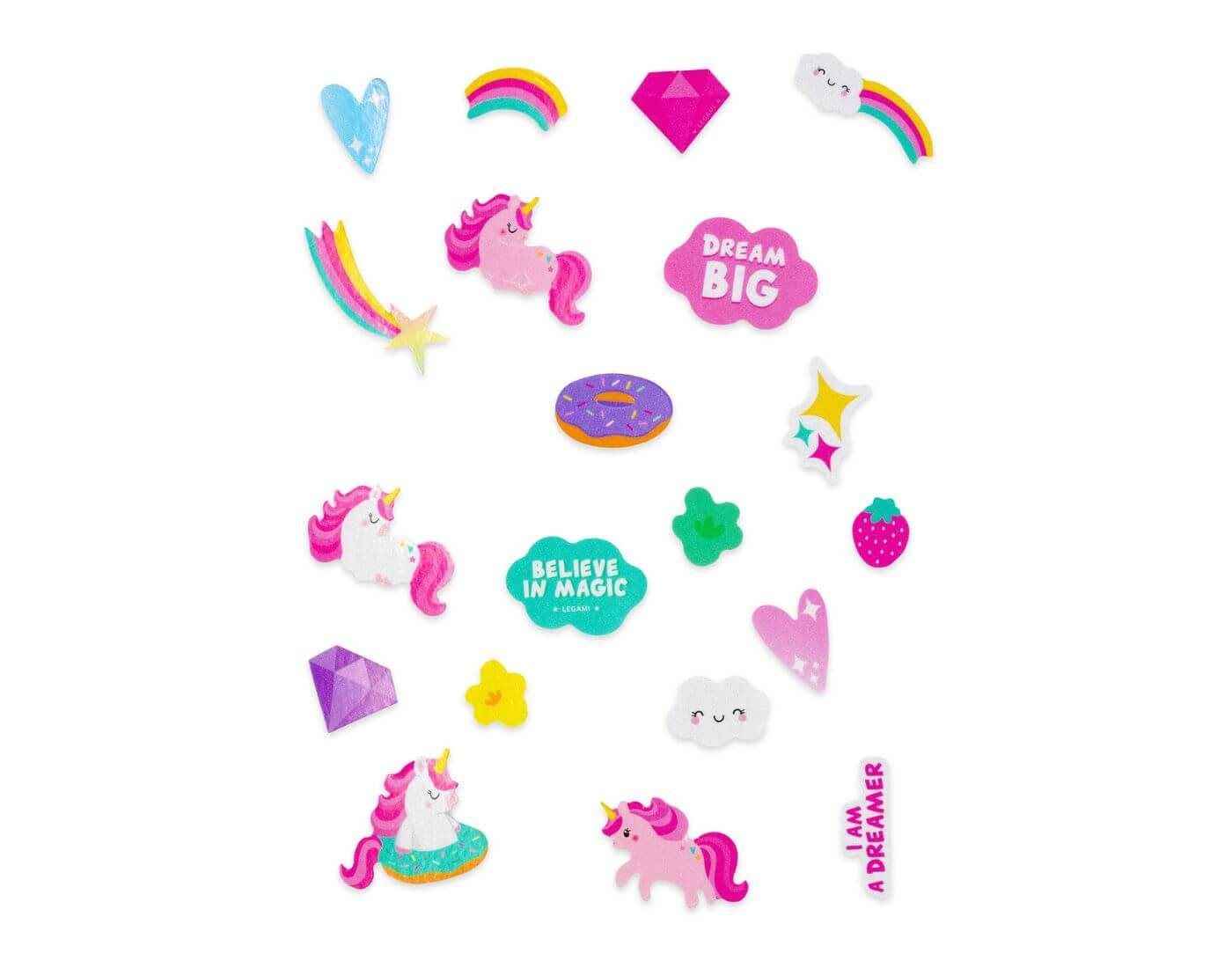 Thumbnail - Legami Sticker Reflektierende Fahrradsticker - Ride With Style - Unicorn