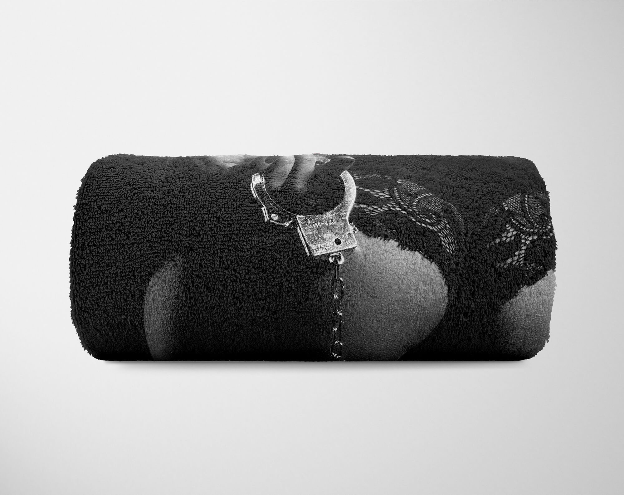 Sexy Handtuch Fotomotiv Baumwolle-Polyester-Mix Eroti, Handtuch Handtücher Art Dessous Strandhandtuch Sinus Kuscheldecke mit (1-St), Saunatuch