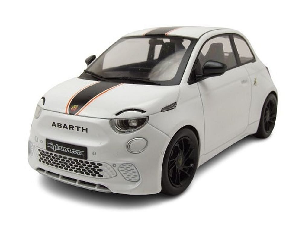 MCG Modellauto Fiat 500e Abarth 2024 weiß, Maßstab 1:18