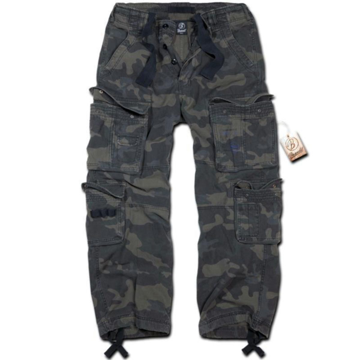 Brandit Motorradhose Brandit Pure Vintage Hose darkcamo L