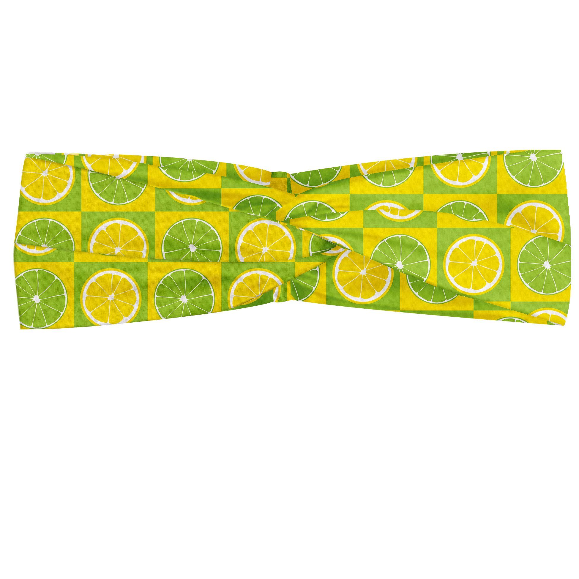 Abakuhaus Stirnband Elastisch und alltags Lime Green Pop-Art Angenehme Lime Lemon accessories