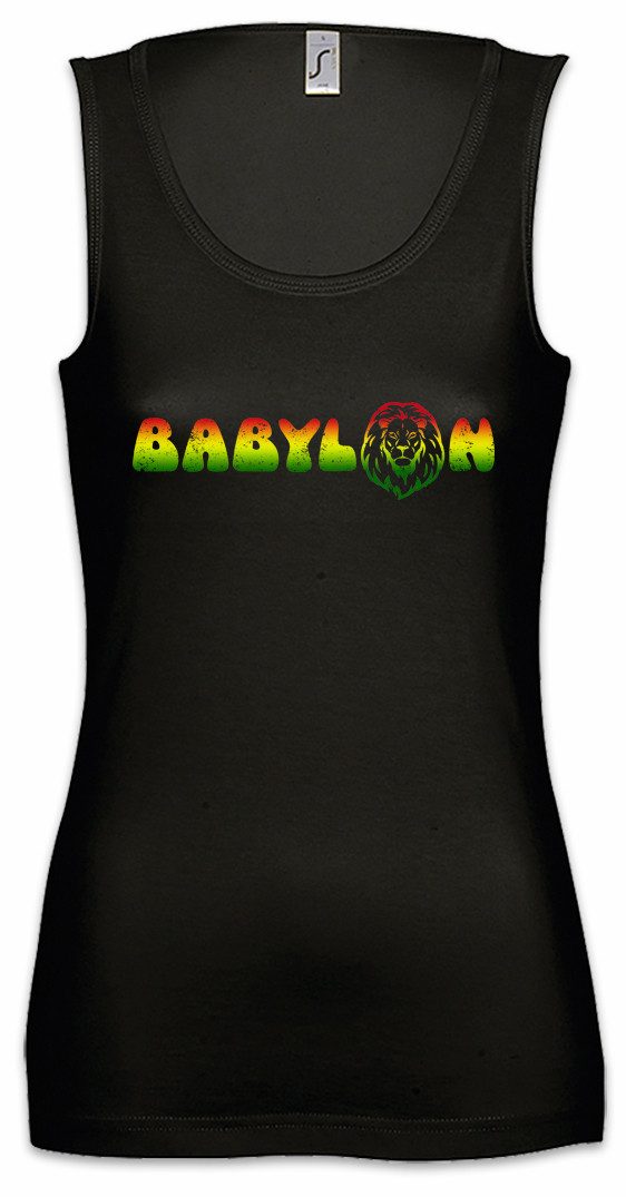 Tanktop Babylon I Ärmelloses Damen T-Shirt Zion Music Jah Babylon Musik