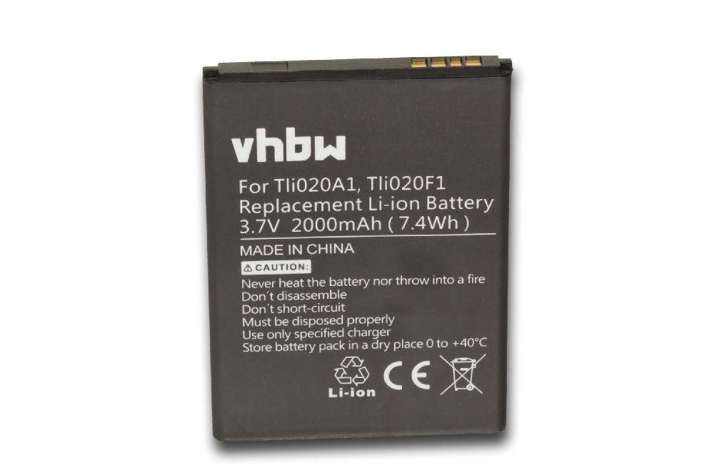 vhbw kompatibel mit TCL OT-5017 Smartphone-Akku Li-Ion 2000 mAh (3,8 V)