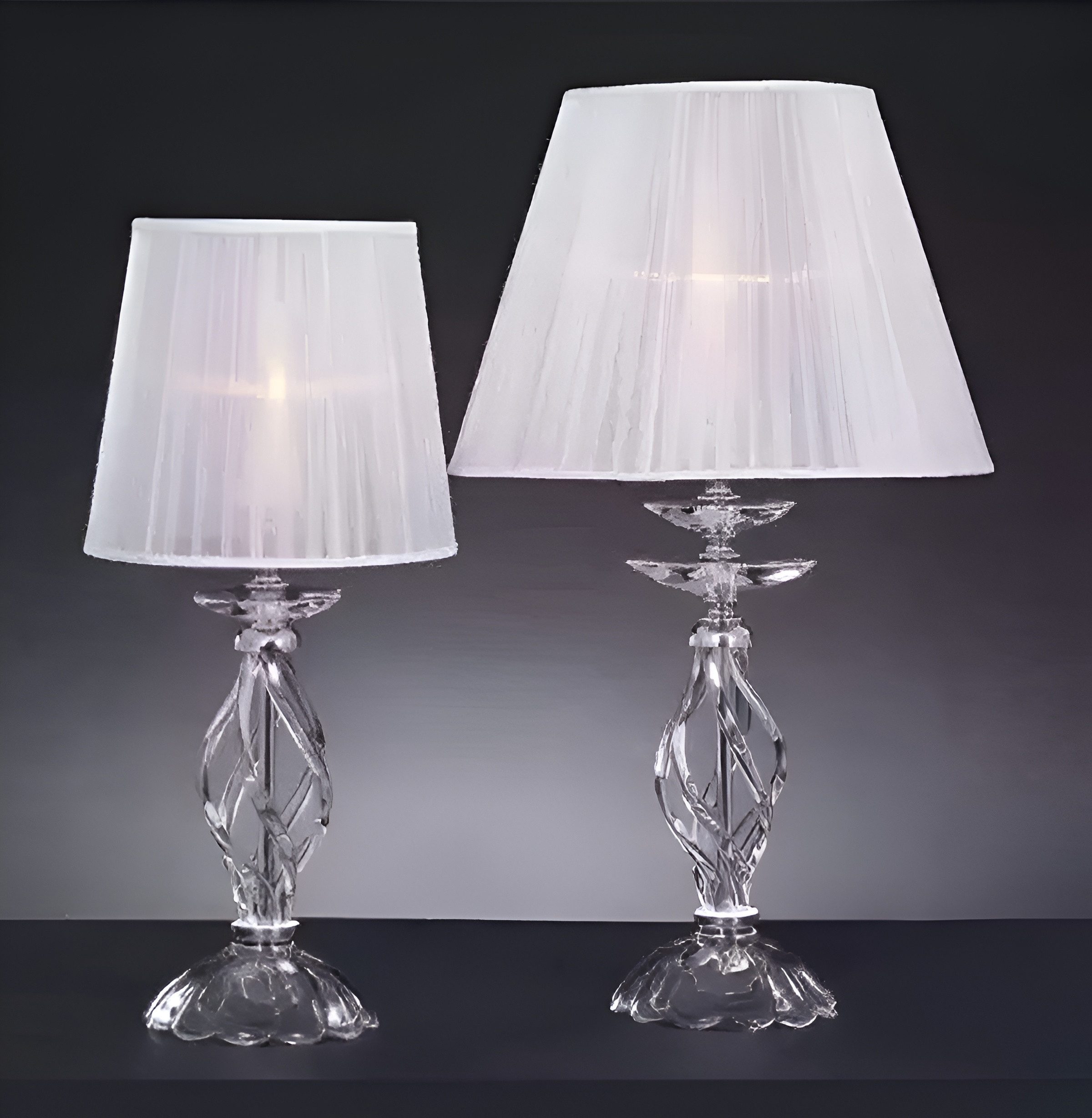 Xlmoebel Nachttischlampe Kristall Stehleuchte im antiken Stil mit glamourösem Design, Hergestellt in Europa