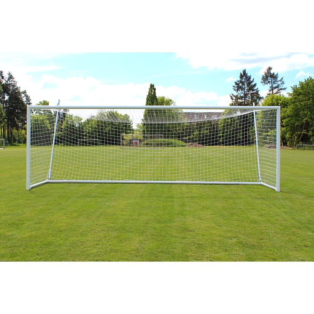 Fußballtor Großfeld-Fußballtor mit freier Netzaufhängung SimplyFix, weiß, frei...