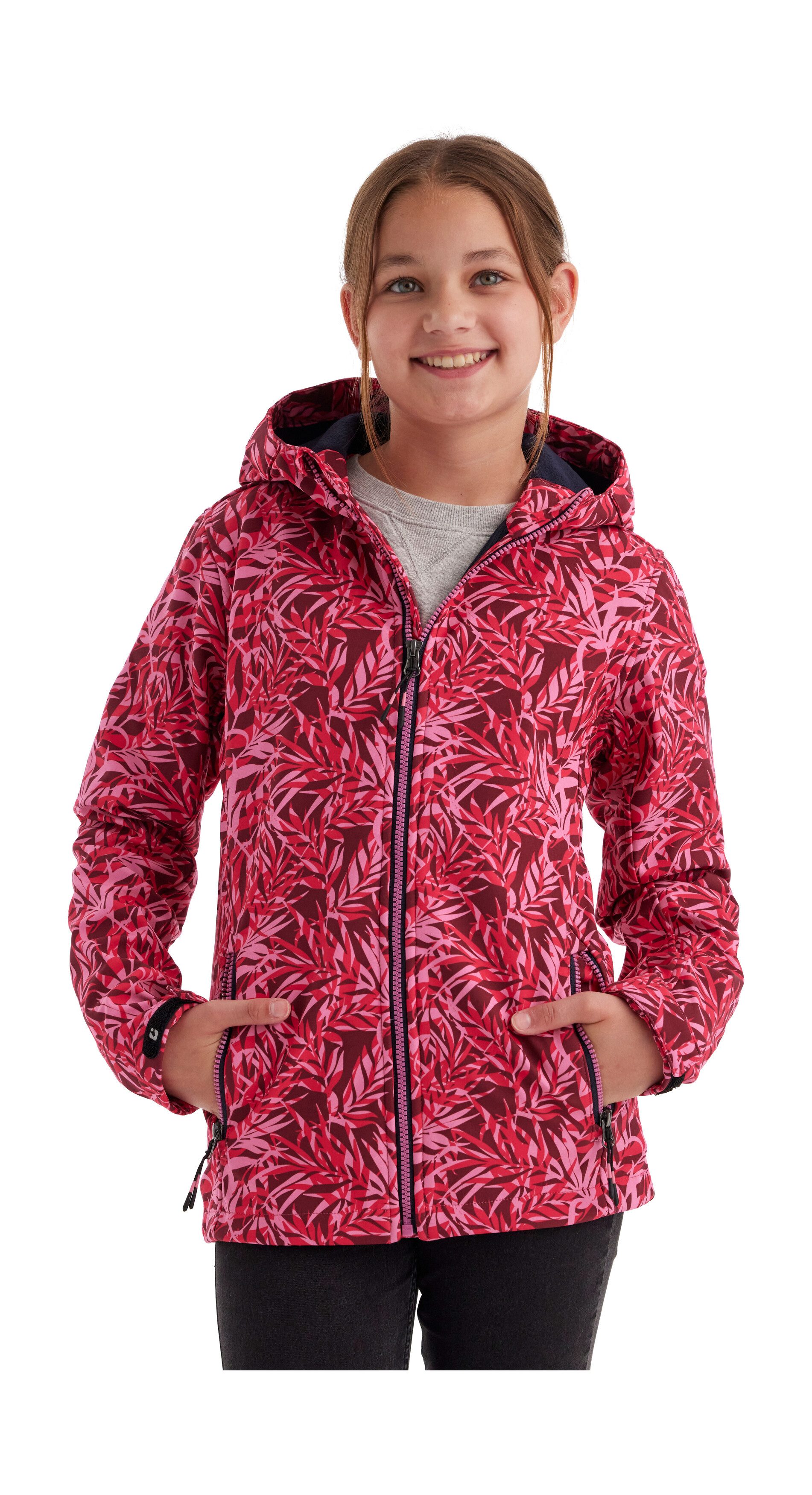 Mädchen Mädchen-Softshelljacke – Allover-Print Mit