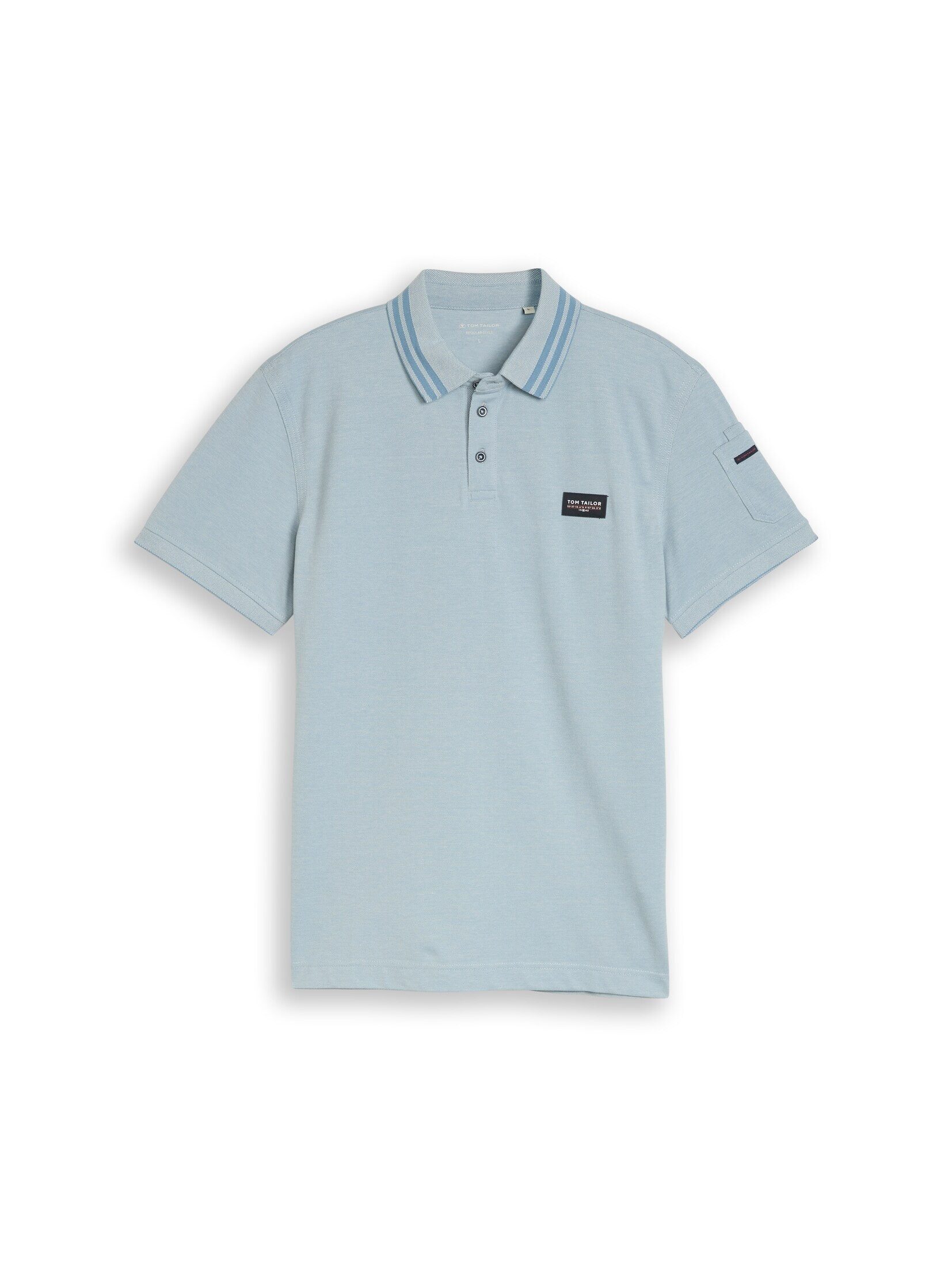 TOM TAILOR Poloshirt Poloshirts Poloshirt mit Ärmeltasche günstig online kaufen