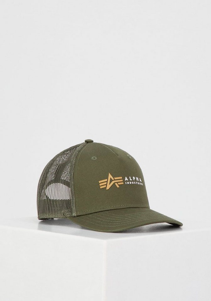 Alpha Industries Trucker Cap Alpha Industries Accessoires - Headwear Alpha  Label Trucker Cap, Mischung aus Baumwolle und Polyester