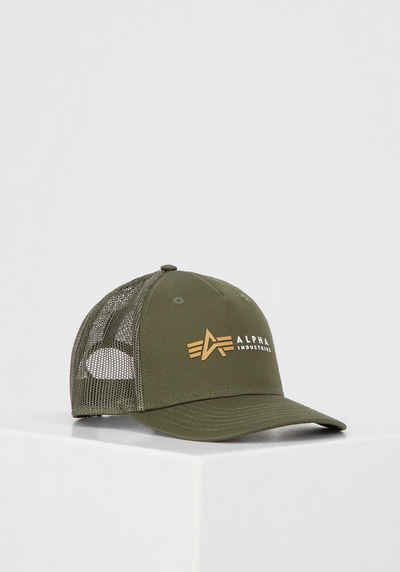 Alpha Industries Trucker Cap ALPHA INDUSTRIES Accessoires - Headwear Alpha Label Trucker Cap