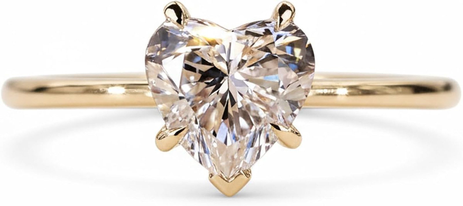 Jumpeak Diamantring weddingring,ring gold,Ringe für Männer und Frauen,Diamantring,2Karat, Valentinstagsgeschenk,Jubiläumsgeschenk,Geschenk für meine Geliebte