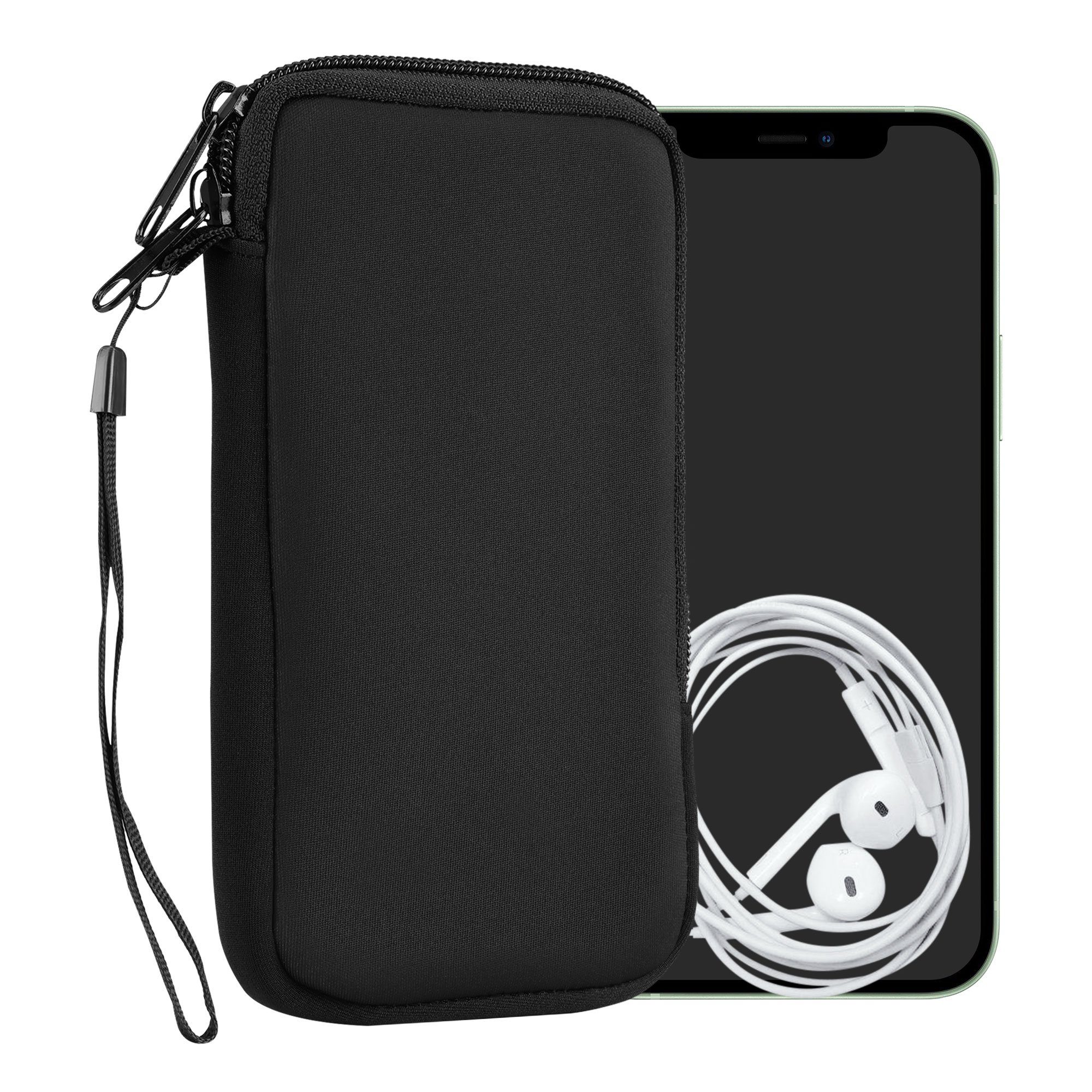 kwmobile Sleeve Handytasche für Smartphones XXL - 7", Neopren Handy Hülle - Handy Tasche Sleeve Pouch