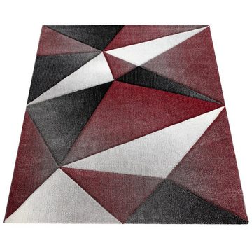 Teppich Kurzflor Teppich Indoor Geometrisches Muster, Paco Home, Läufer, Höhe: 17 mm