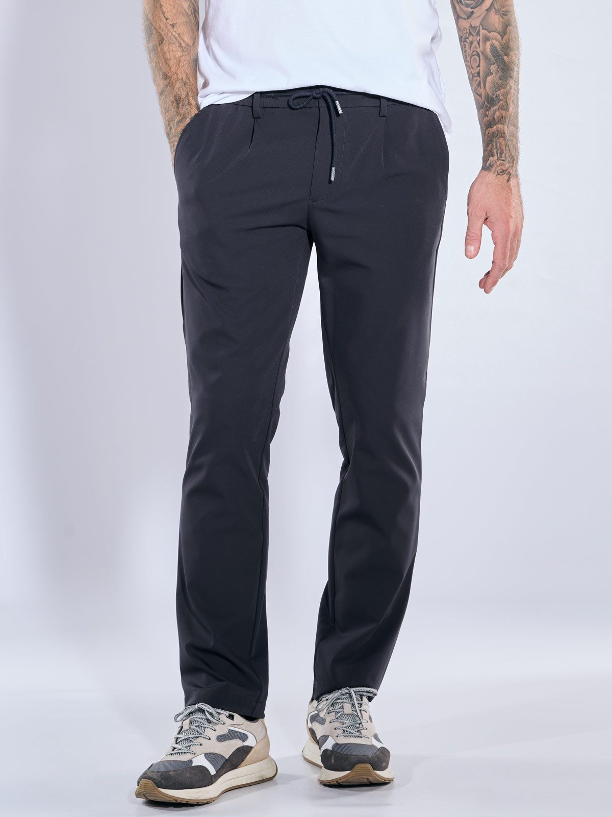 emilio adani Stoffhose emilio adani Herren Hose, Marineblau