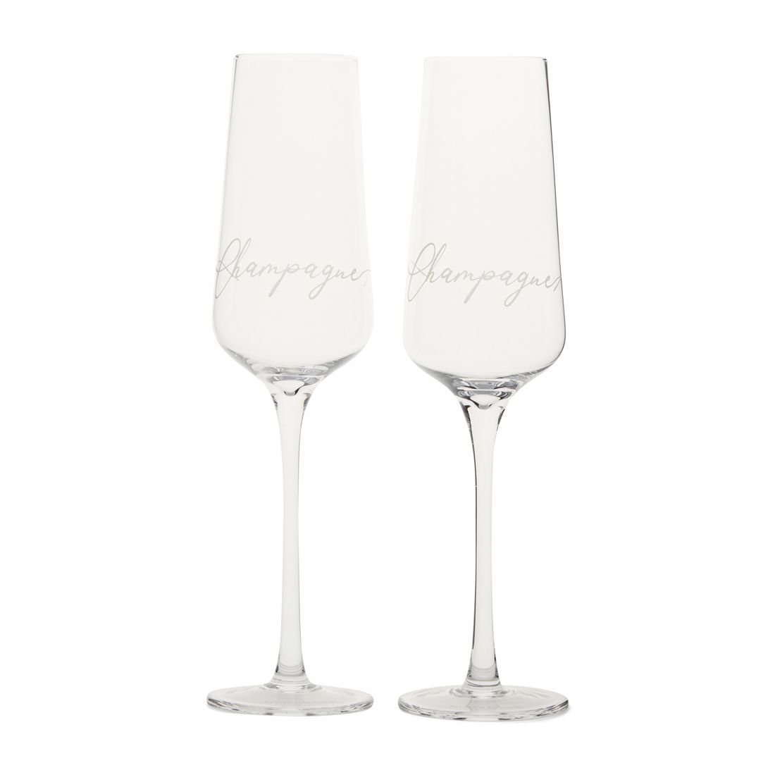 Rivièra Maison Sektglas RM Champagne Glass 2 pcs - 2er Set Champagner Glas, Glas