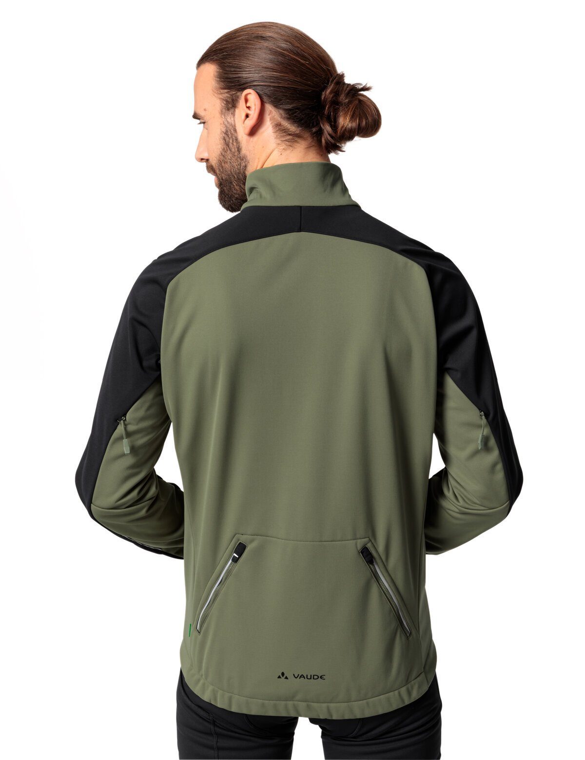VAUDE Outdoorjacke Men's Posta Softshell Jacket kompensiert cedar (1-St) VI Klimaneutral wood