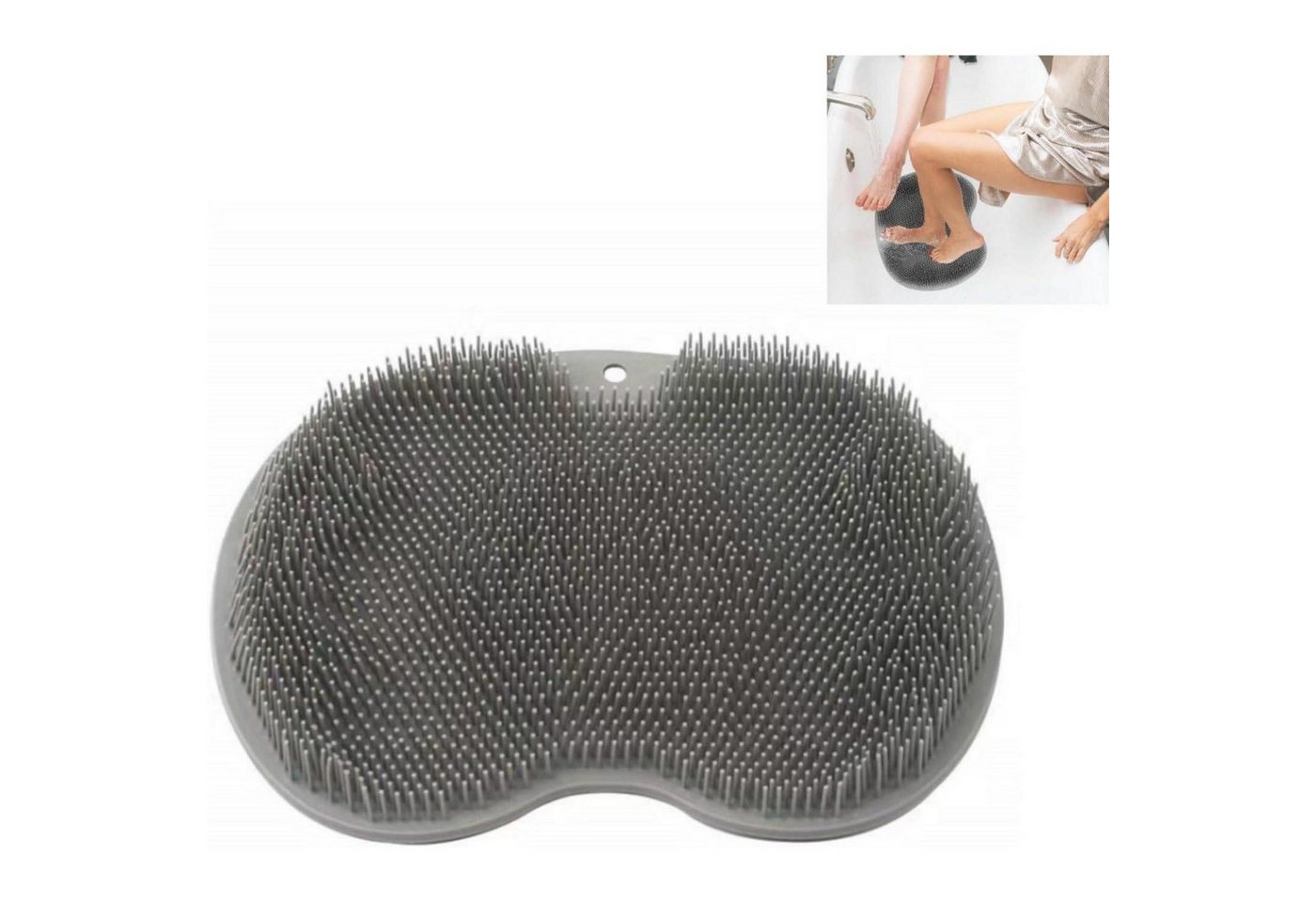 LuxusKollektion Fußmassagegerät Große Fußbürste Fußwäscher Fuss Wäscher, Silikon Massage