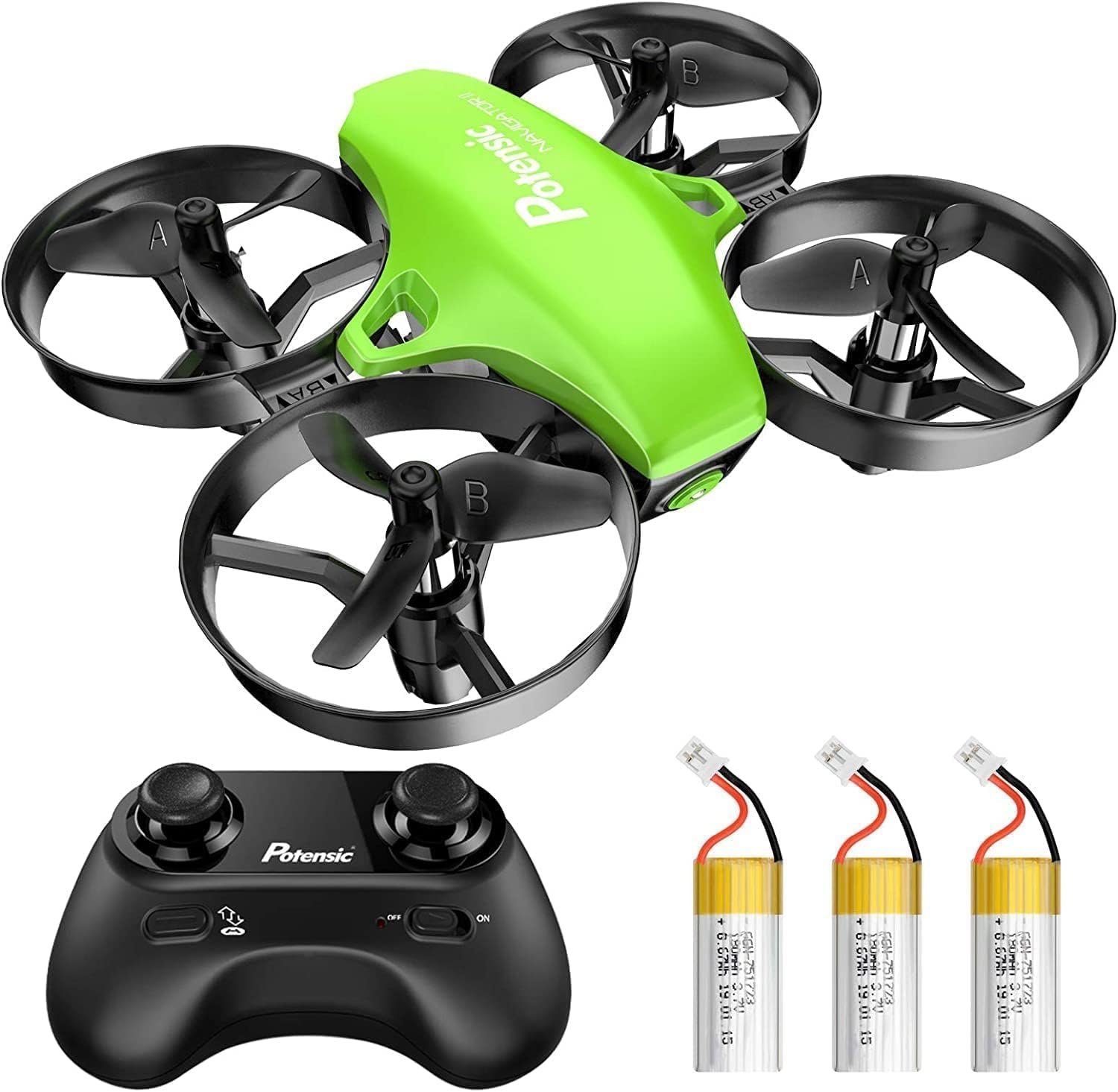 Potensic Drohne (Quadrocopter, Mini Drone mit Höhenhaltemodus, Start/Landung mit einem)