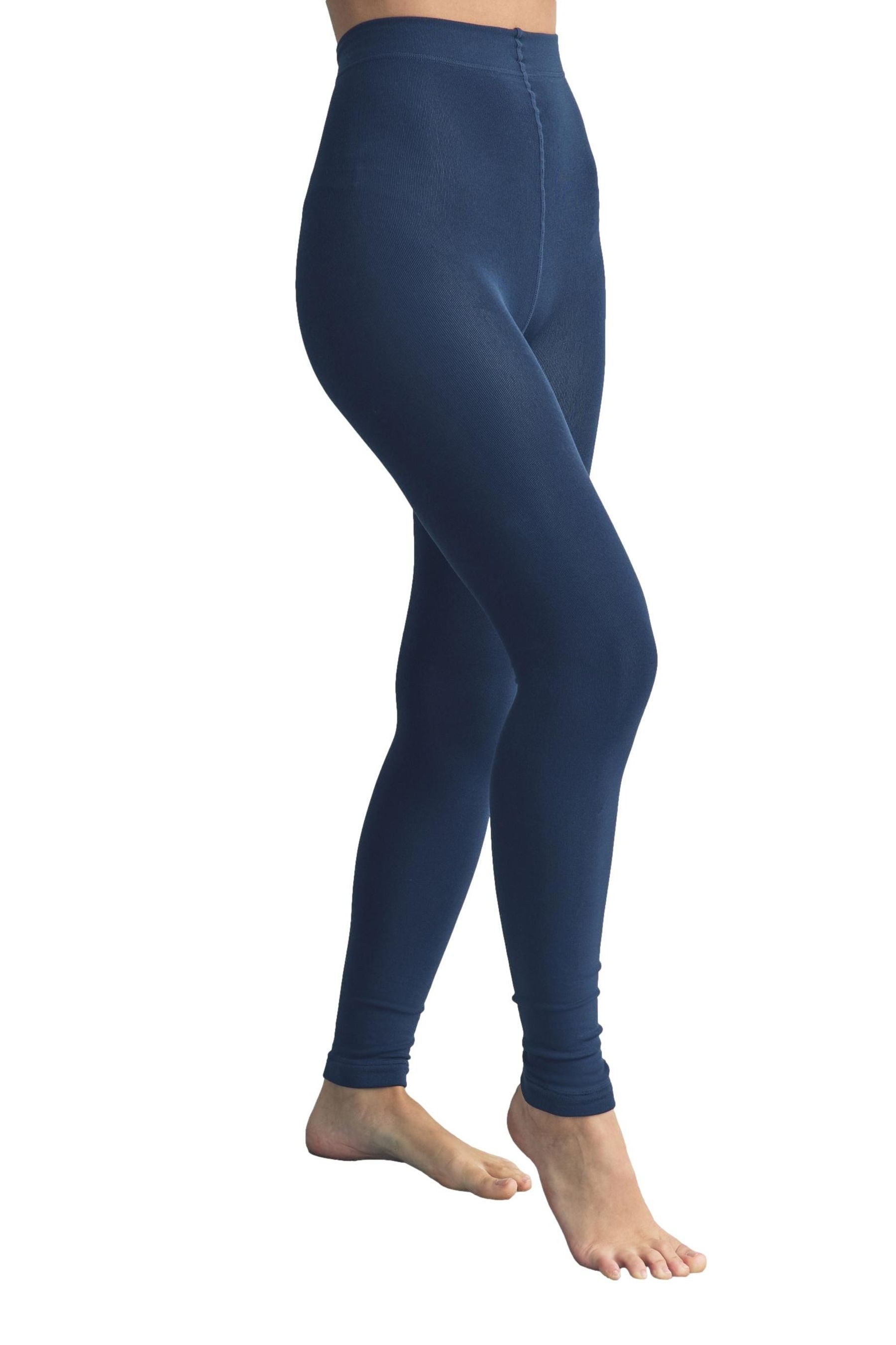 Thermostrumpfhose 1 x Fußlose Thermo-Strumpfhose mit Fleece-Futter