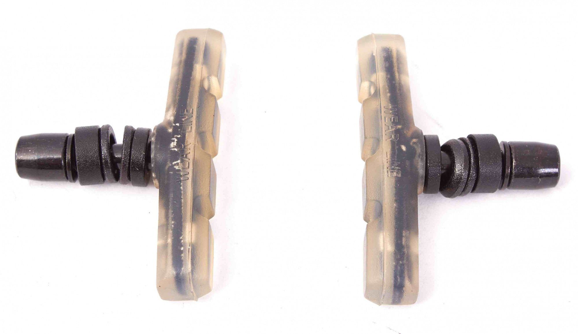 KHEbikes Felgenbremse BMX Bremsschuhe transparent BMX Paar), (1 transparent KHE ACME Bremsschuhe