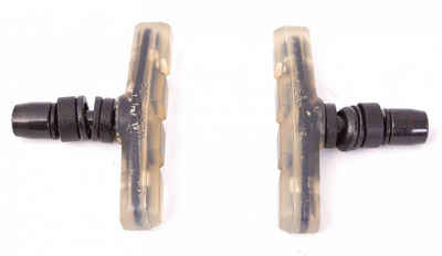 KHE Felgenbremse »KHE ACME transparent BMX Bremsschuhe« (1 Paar), BMX Bremsschuhe transparent