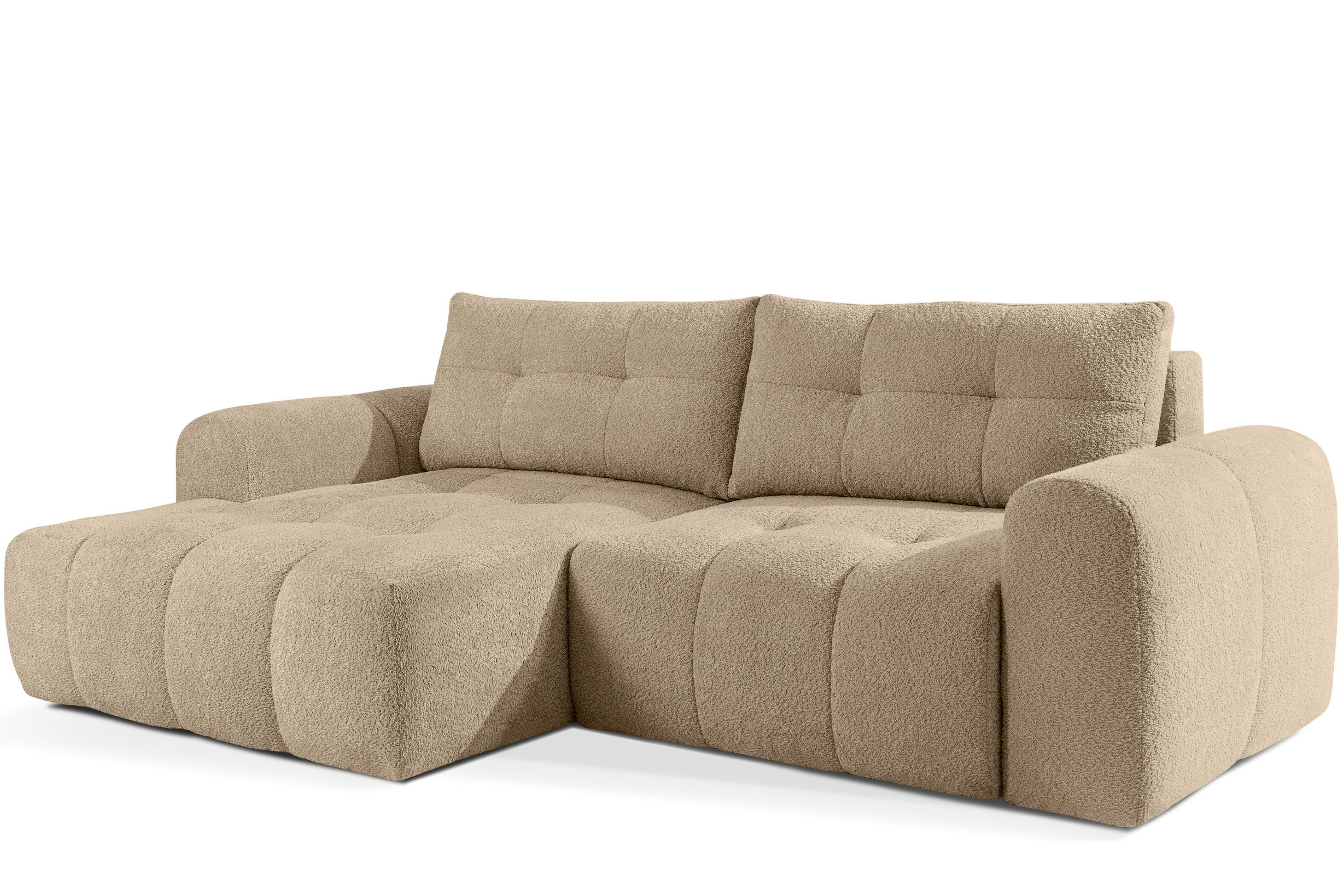 KONSIMO® Ecksofa RAVIA mit Schlaffunktion, Modern-Stil, günstig online kaufen