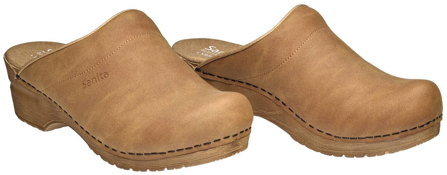Sanita Sanita Original Segan Cognac Clog