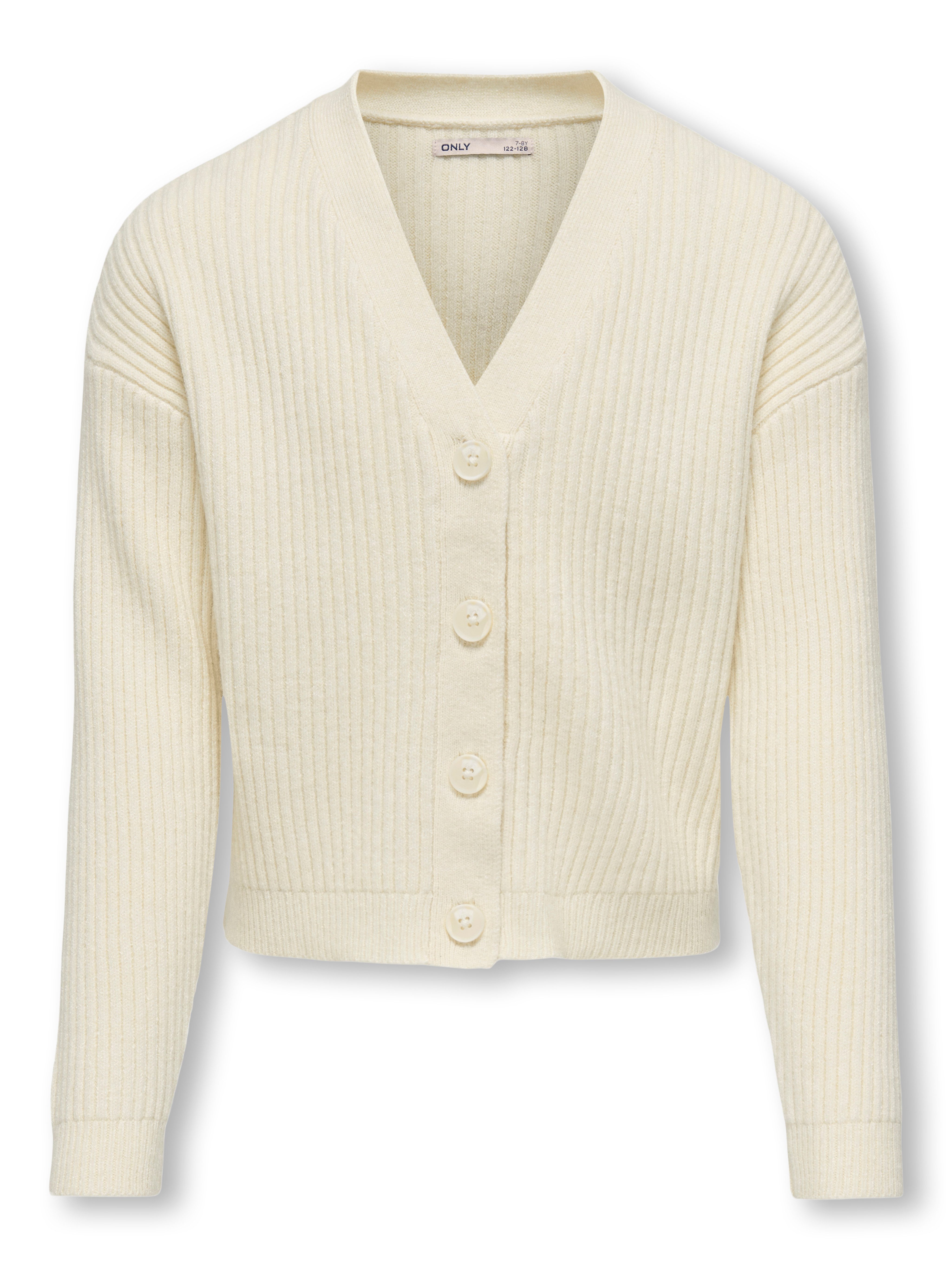 KIDS ONLY Strickjacke KOGMANDY LS SHORT BOXY CARDIGAN KNT NOOS in verkürzter Form und mit leicht überschnittenen Schultern