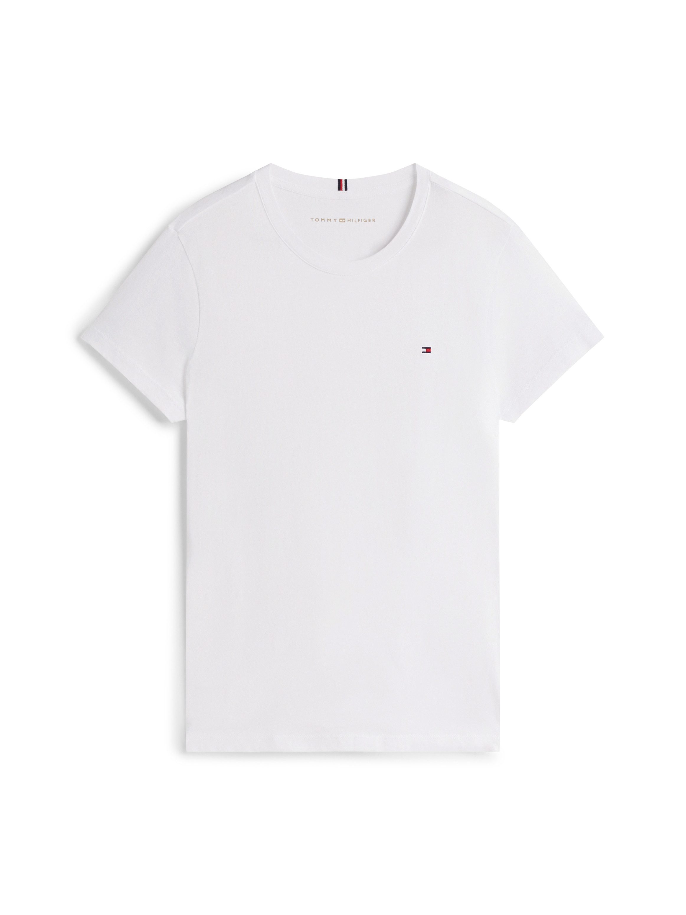 Tommy Hilfiger T-Shirt HERITAGE CREW NECK TEE mit Tommy Hilfiger Logo-Flag auf der Brust – Bild 5 von 5