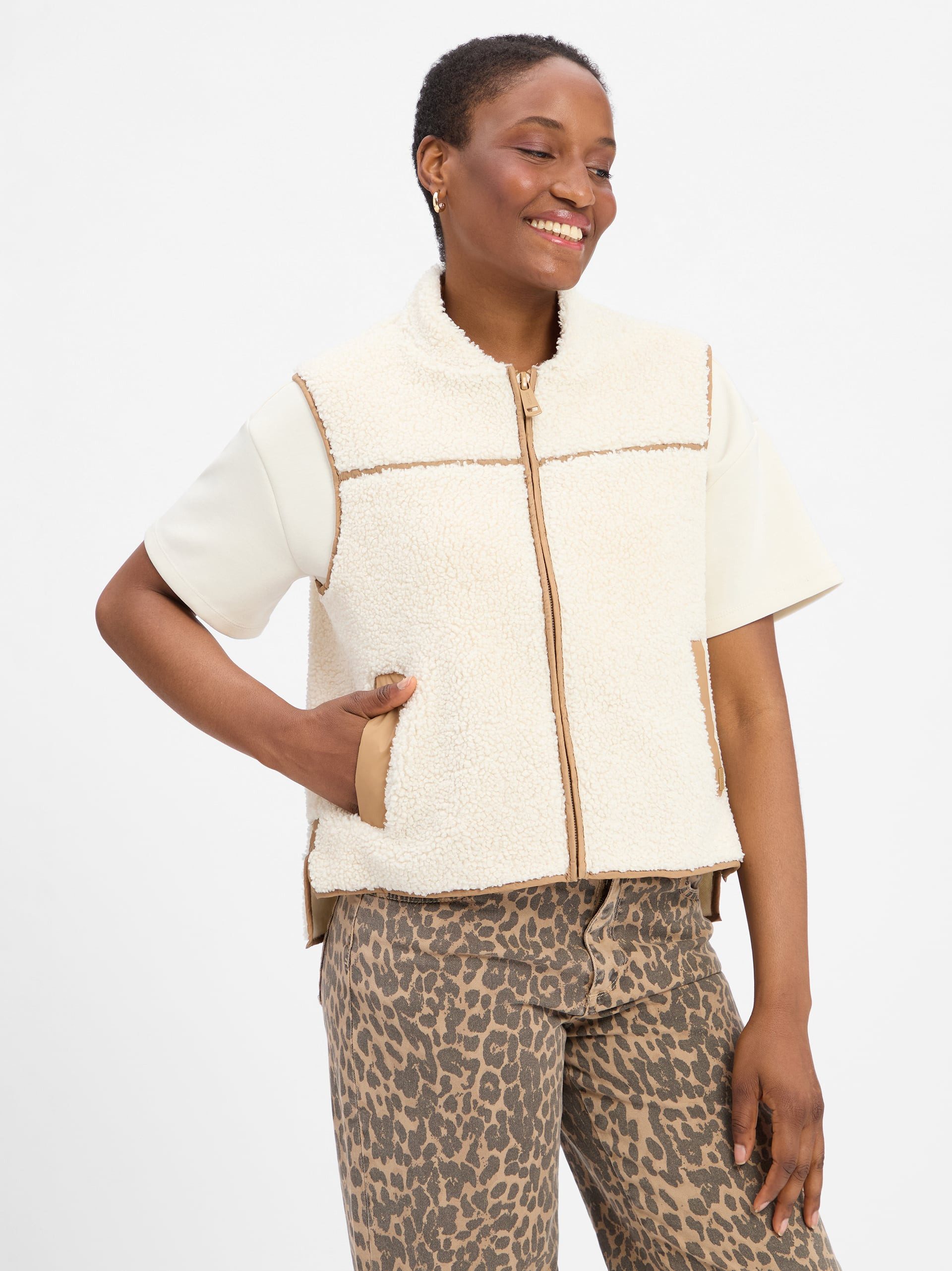 Mos Mosh Funktionsweste MMRowe Teddy Waistcoat