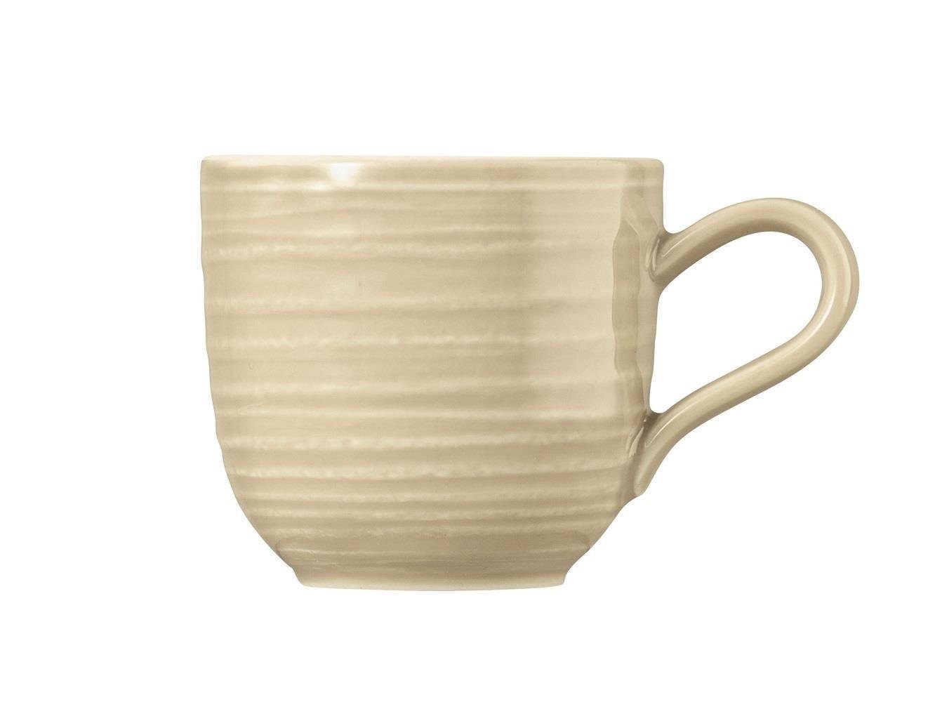 Seltmann Weiden Espressotasse Seltmann Weiden Terra Sandbeige Espressoobertasse 0,09 l, Porzellan