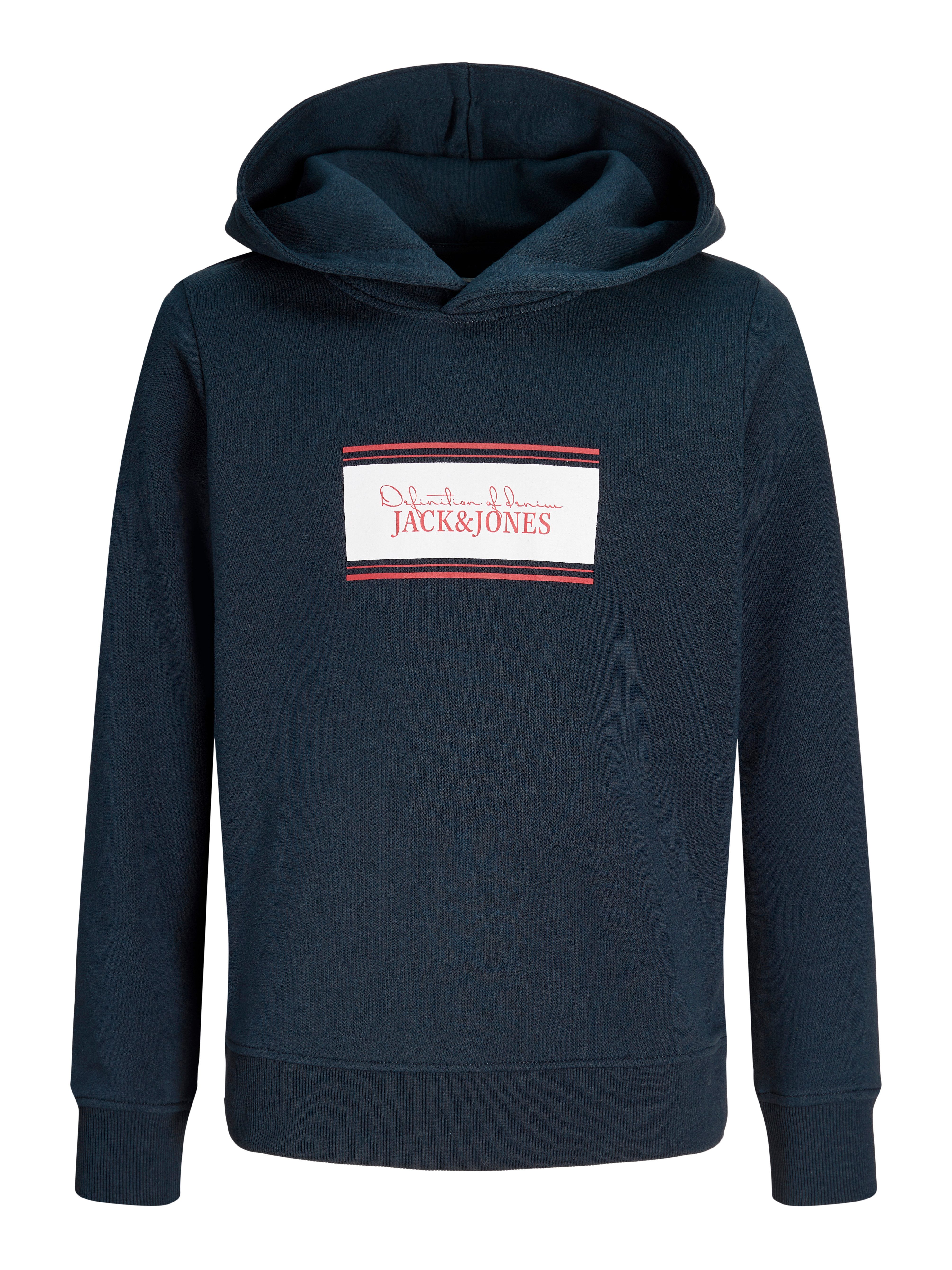 Jack & Jones Junior Kapuzensweatshirt JJBUSTER SWEAT HOOD BTS SN JNR Baumwollmischung, regular fit – Bild 4 von 5
