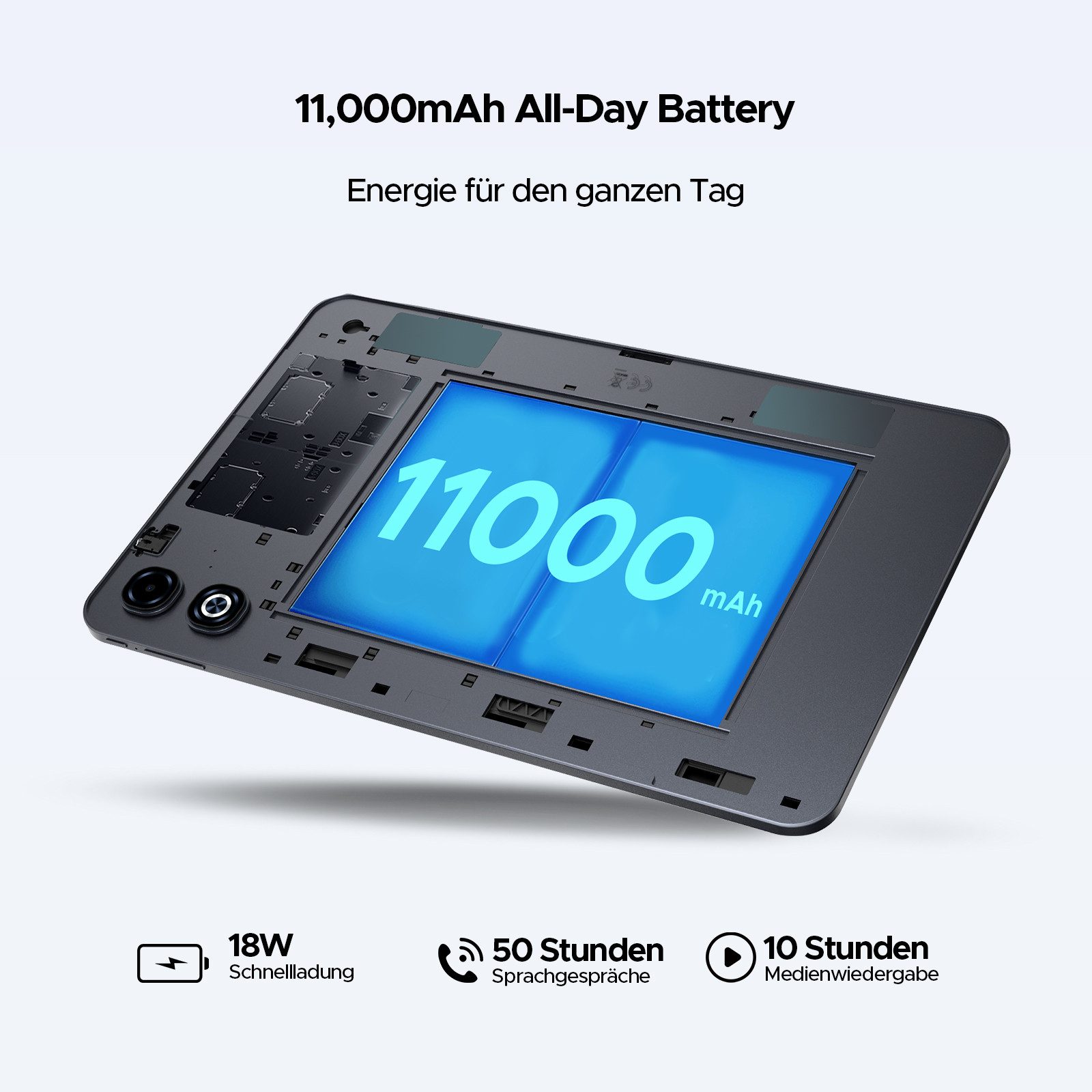DOOGEE TABG6MAX 13.4'' Android 16 11000mAh 256GB mit Tastatur/Stift/Maus Tablet (13.4", 256 GB, Android 16, 4G, 13MP+8MP, Android 16, SIM-Karten-Support, FHD+ 90Hz)