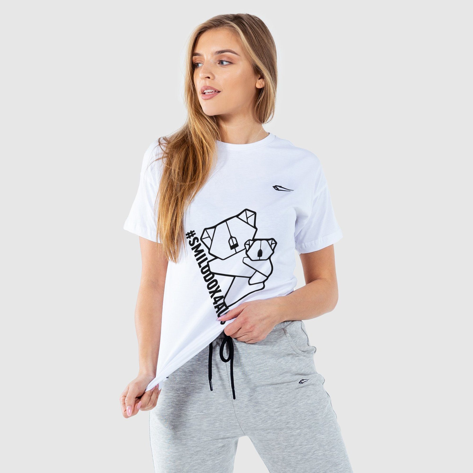 Herren Shirts Smilodox T-Shirt For Australien 100% Baumwolle