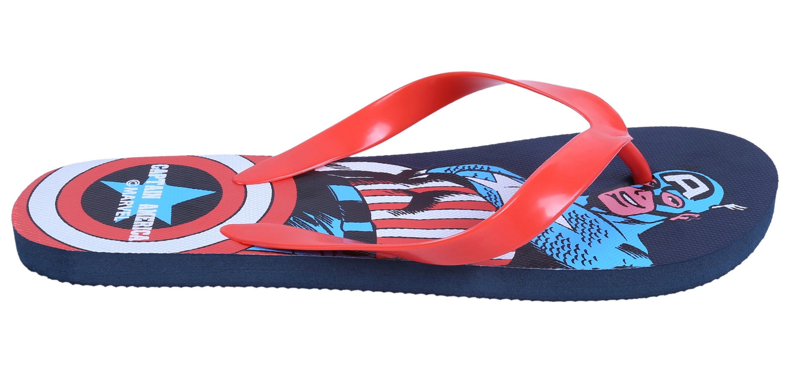 Sarcia.eu Dunkelblaue Flip-Flops für Herren CAPTAIN AMERICA Marvel 44/45 EU Pantolette