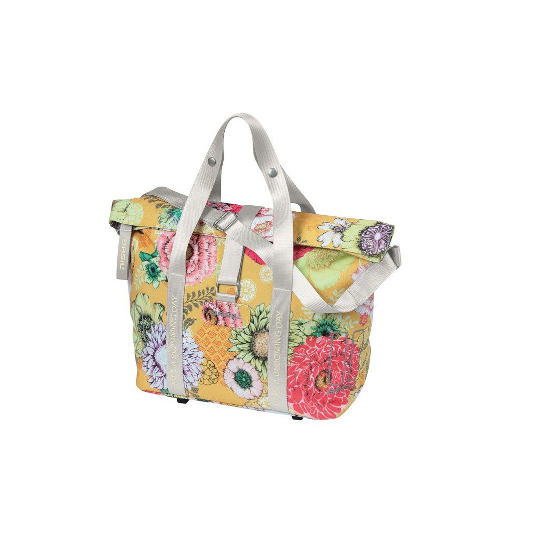 Fahrradkorb Handtasche BloomField MIK KF Haken honey yellow, 8-11ltr, 29x15x28,5cm