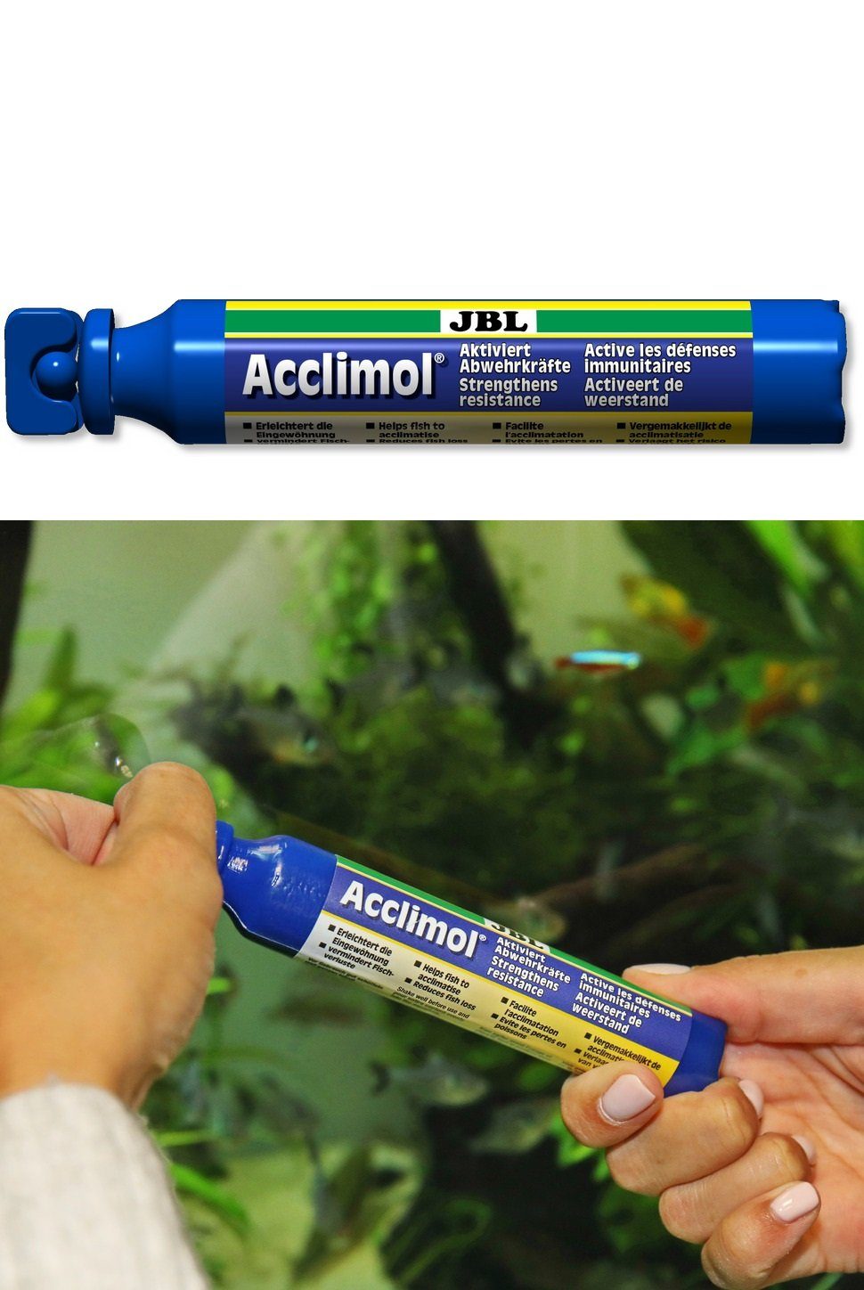 JBL GmbH & Co. KG Aquariendeko JBL Acclimol Wasseraufbereiter für Süßwasser-Aquarien