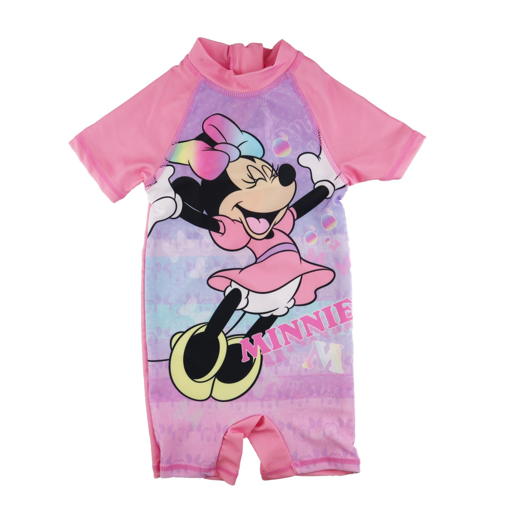 Kinder Mädchen (Gr. 50 - 92) Disney Minnie Mouse Badeanzug Kinder Mädchen Schwimmanzug, Gr. 86 bis 116
