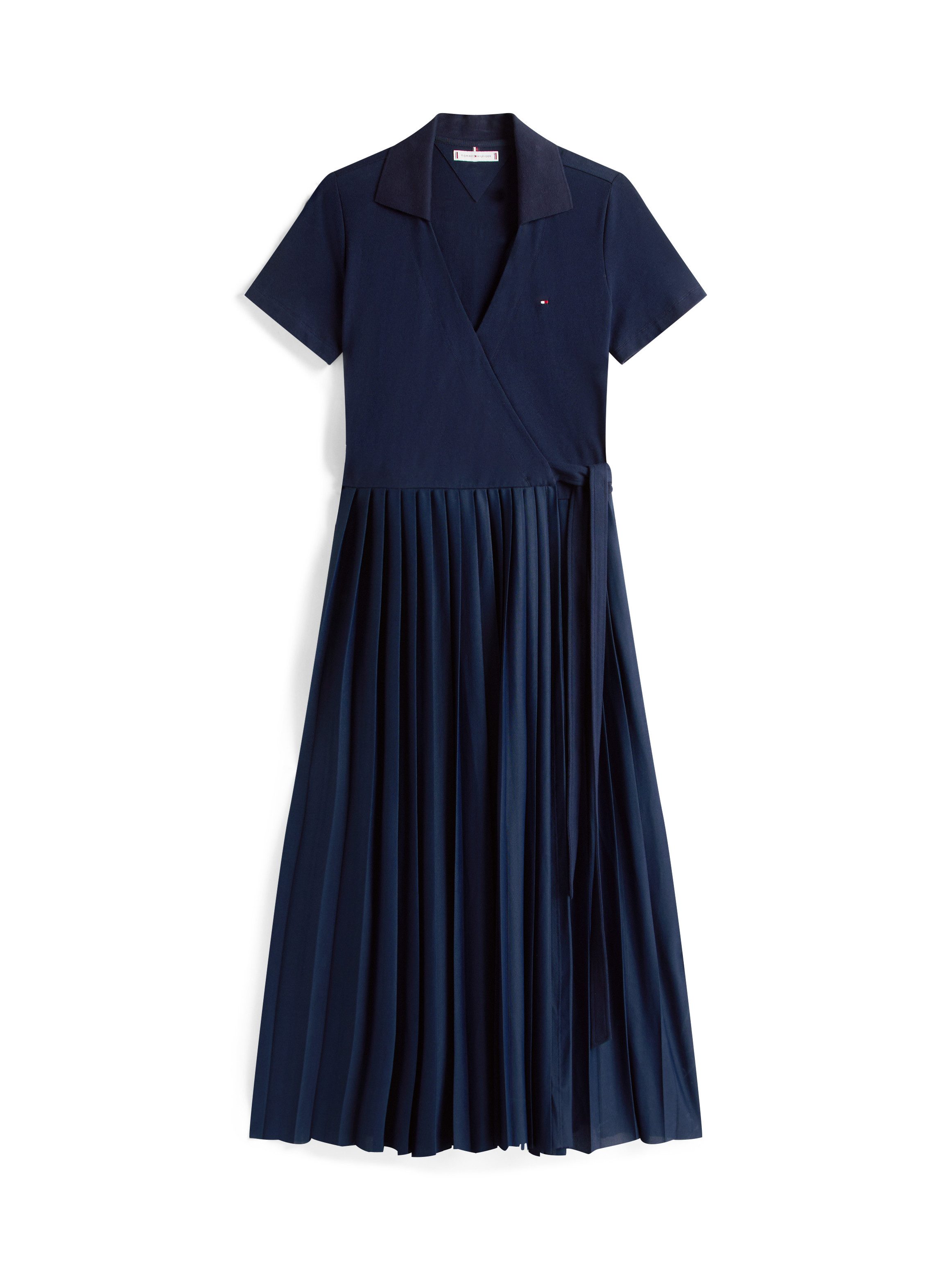Wickelkleid 1985 PLEATED WRAP POLO DRS