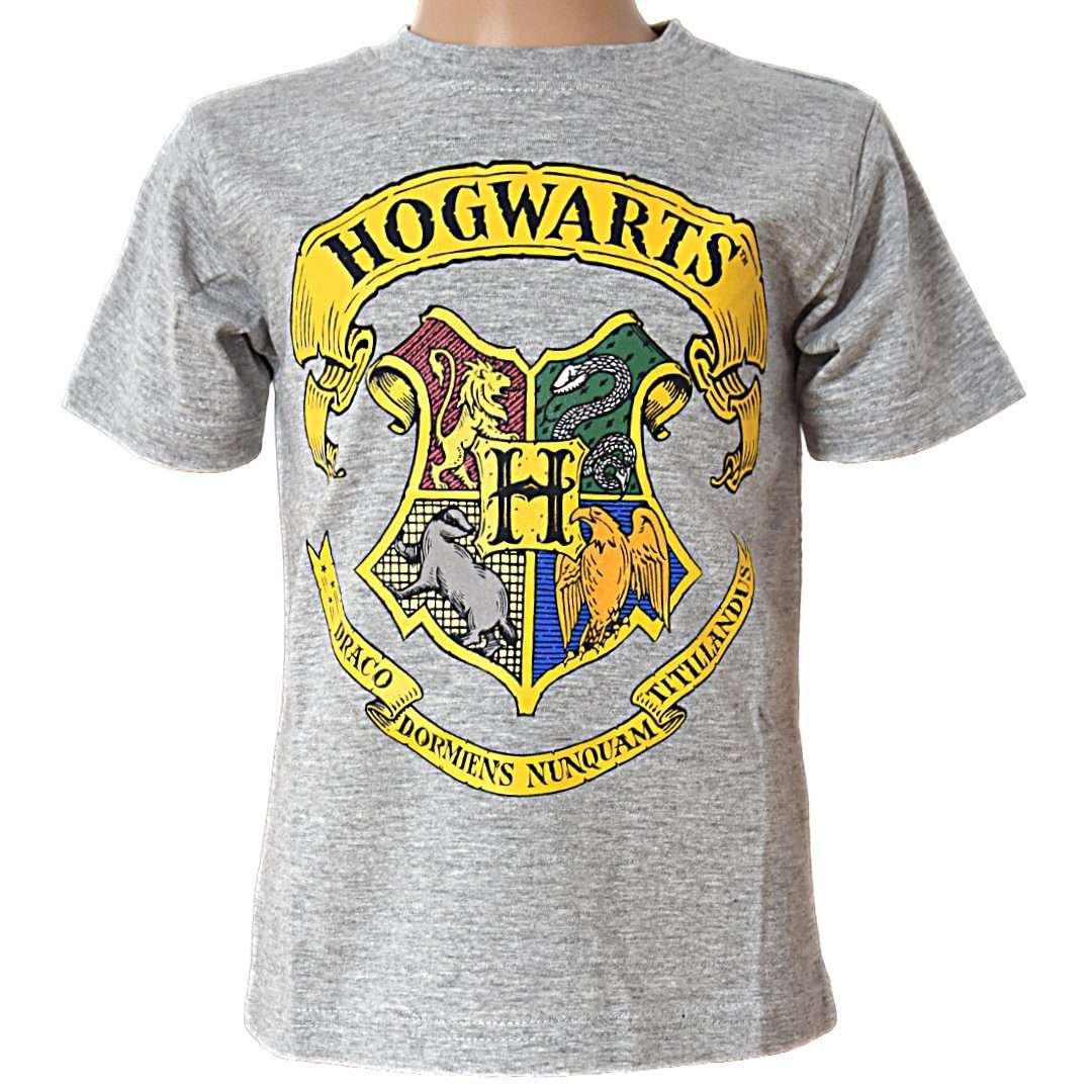 Harry Potter T-Shirt Hogwarts Kinder Kurzarmshirt Gr. 104 - 152 cm