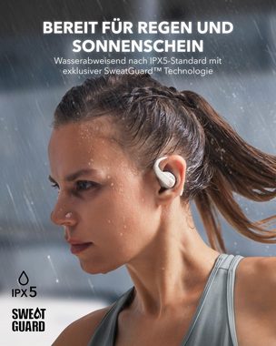 SoundCore Intensiver Sound LDAC,IPX5 Wasserschutz Open-Ear-Kopfhörer (Ultraleichtes Design für ganztägigen Tragekomfort, ideal für lange Arbeits- oder Studienstunden ohne Ermüdung., Ultimativer Komfort Touch-Steuerung,Mikrofon mit Rauschunterdrückung)