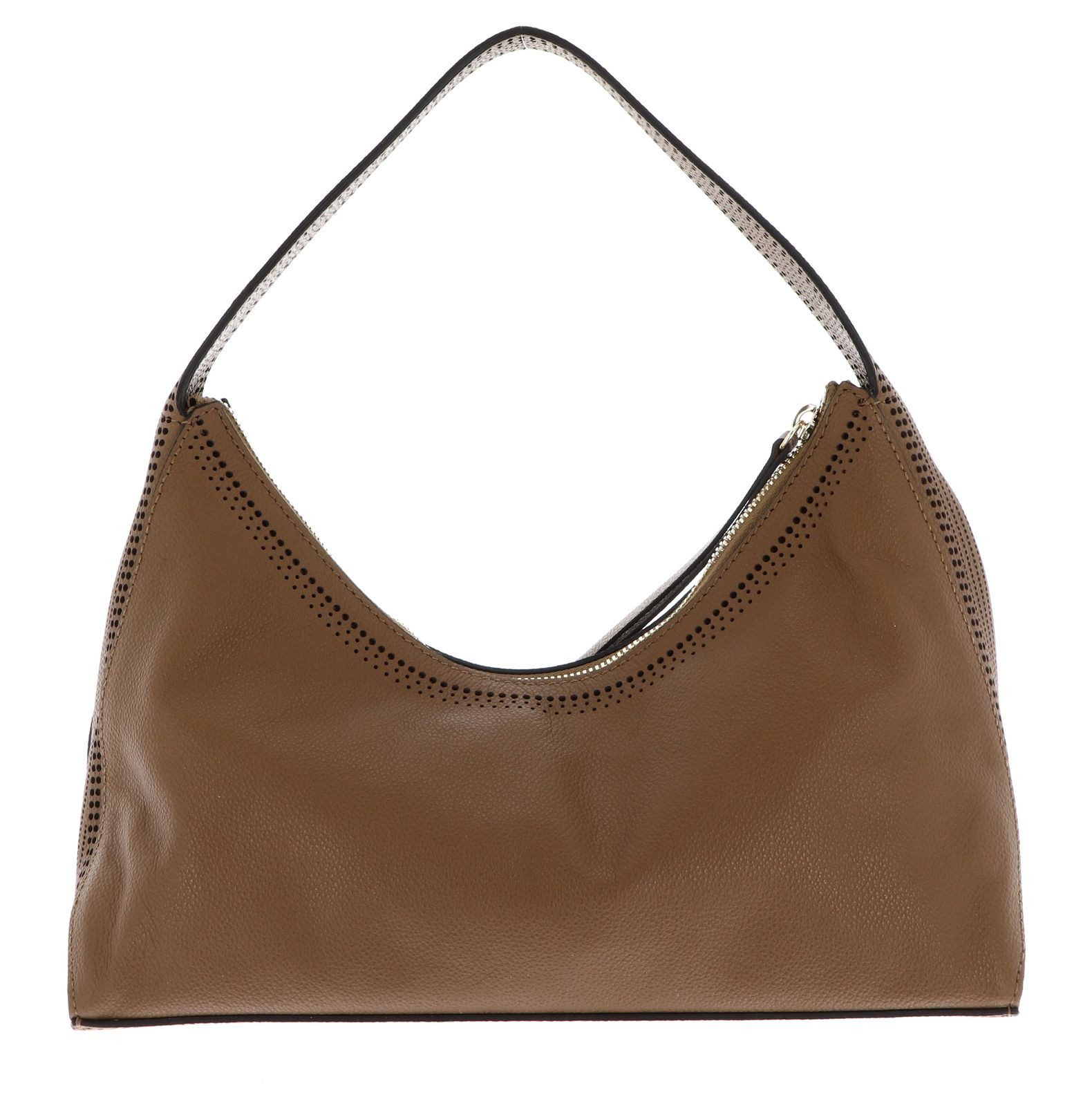 Abro Schultertasche Shoulderbag Malea, aus echtem Rindsleder