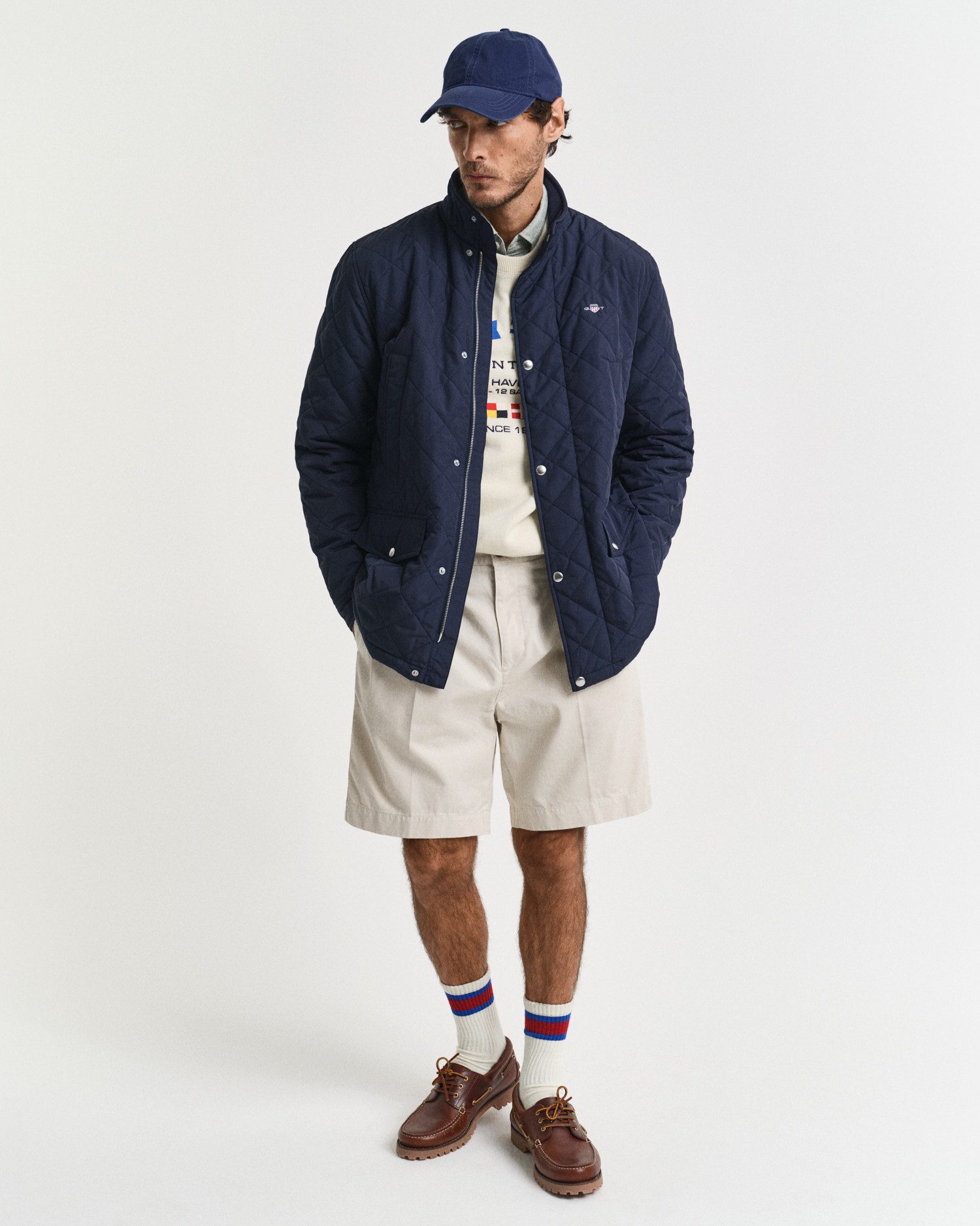 Gant Steppjacke mit Stehkragen