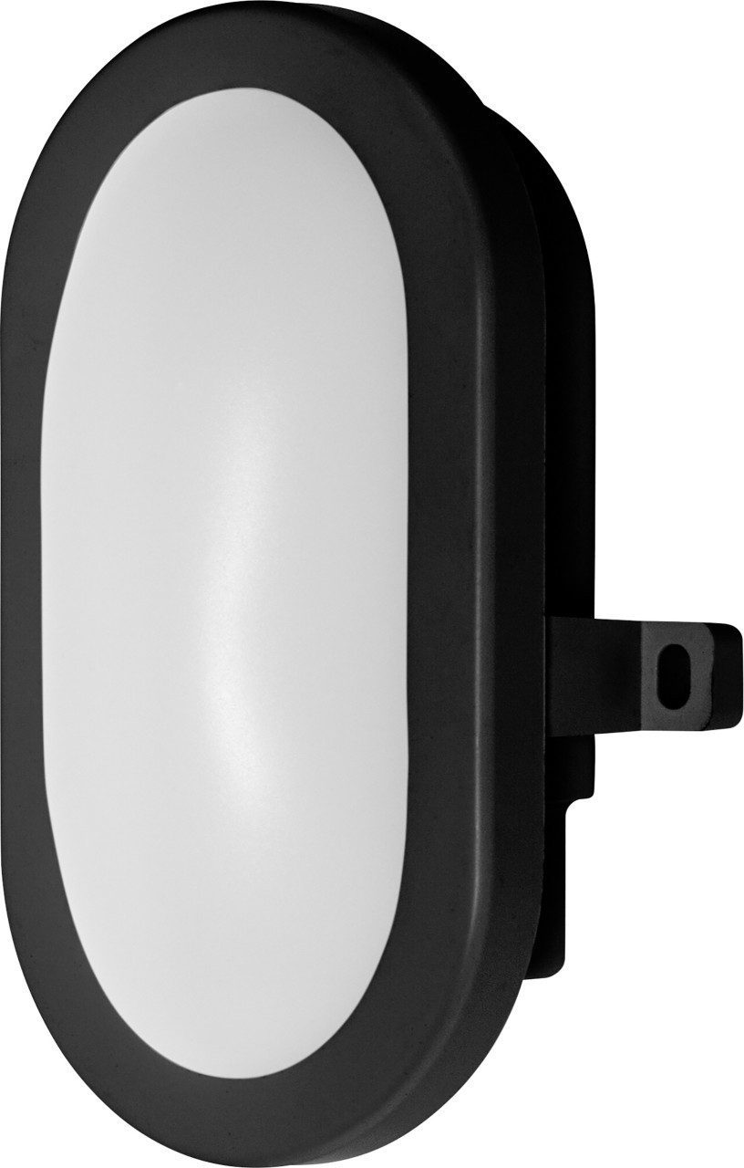 Osram Wandleuchte Osram LED Wandleuchte Bulkhead 6W 4000K schwarz, Inkl. Leuchtmittel, Nicht dimmbar ohne Bewegungsmelder