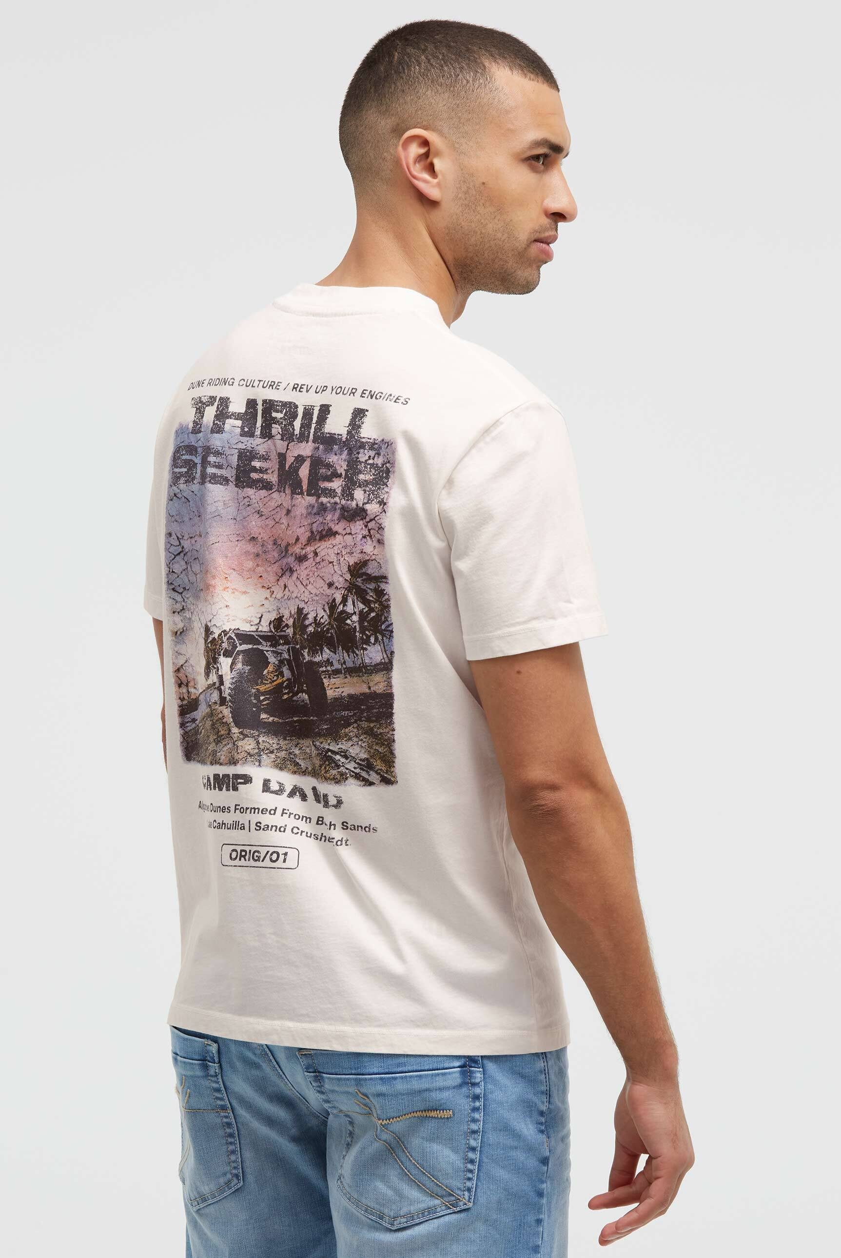 CAMP DAVID Rundhalsshirt aus Baumwolle
