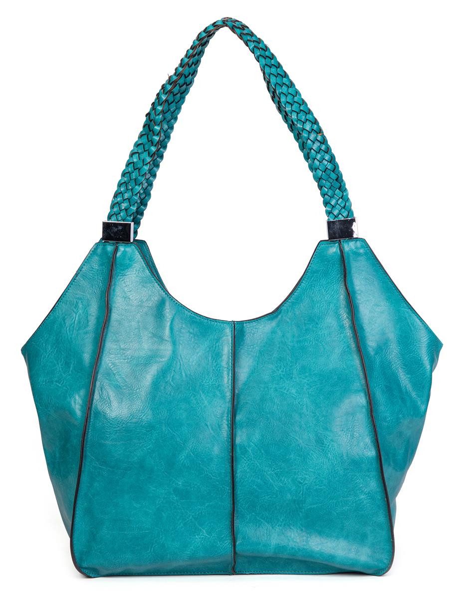 Schultertasche Damen XXL FLECHTOPTIK Hand-Tasche Shopper Businesstasche Workbag