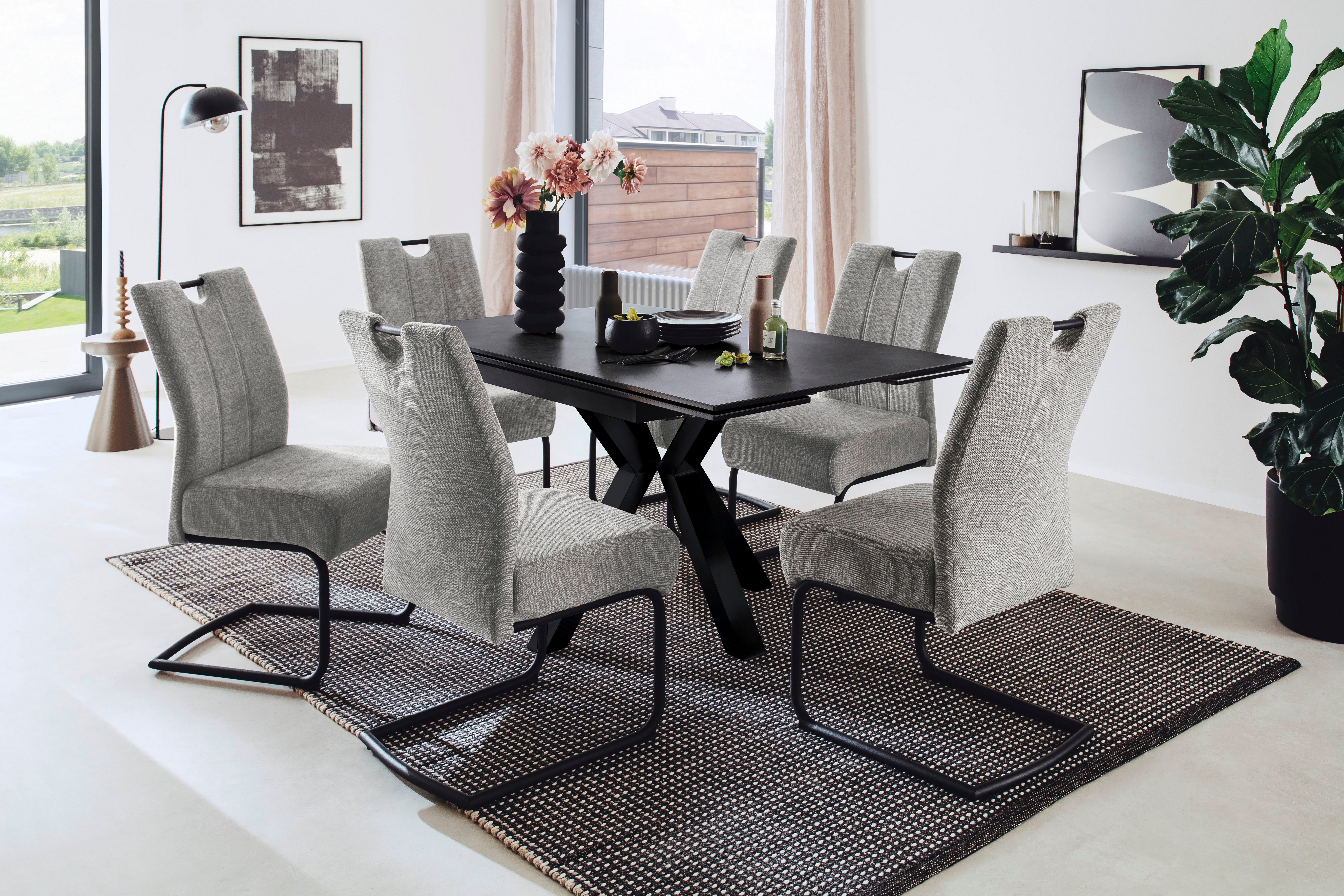 MCA furniture Esszimmerstuhl AMERY, (2er-Set), Taschenfederkern, günstig online kaufen