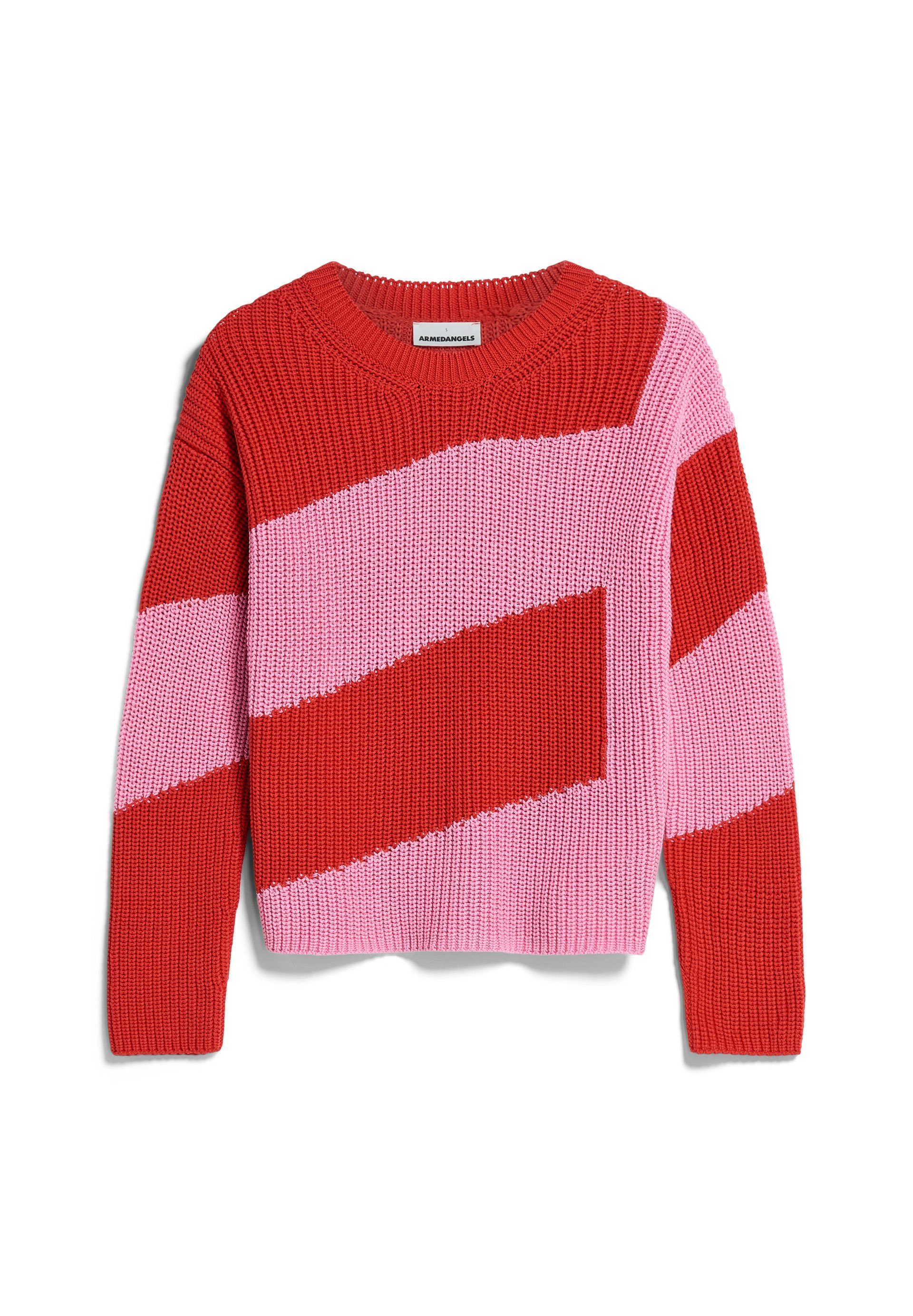Armedangels Strickpullover NURIAAS BLOCKSTRIPES Damen (1-tlg)