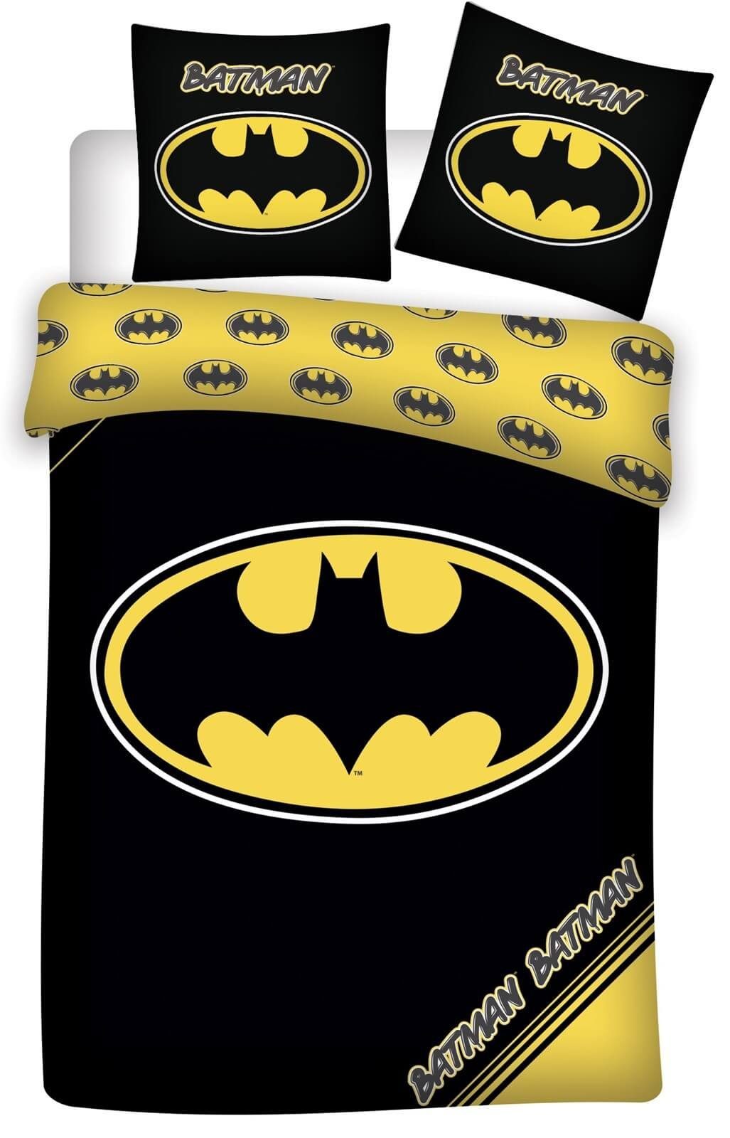 Kinderbettwäsche »Batman - Bettwäsche-Set mit Wendemotiv, 135x200 & 80x80  cm«, Batman, 100% Baumwolle online kaufen | OTTO